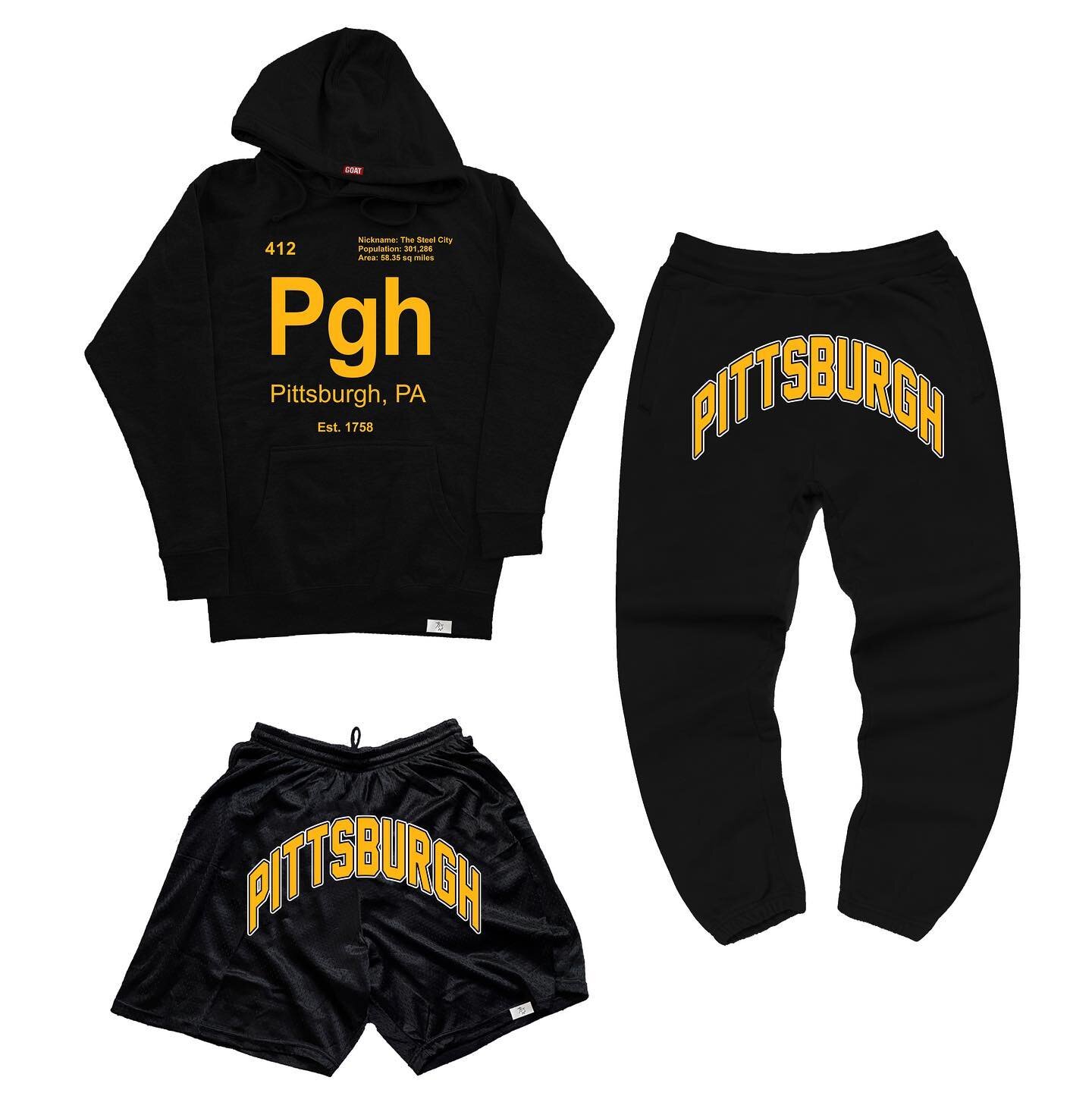 You asked, we delivered! New and improved &ldquo;Pittsburgh&rdquo; products are available now. 

The hoodies have changed from saying &ldquo;Pit&rdquo; to &ldquo;Pgh&rdquo; while our shorts and sweatpants feature a new and improved logo!