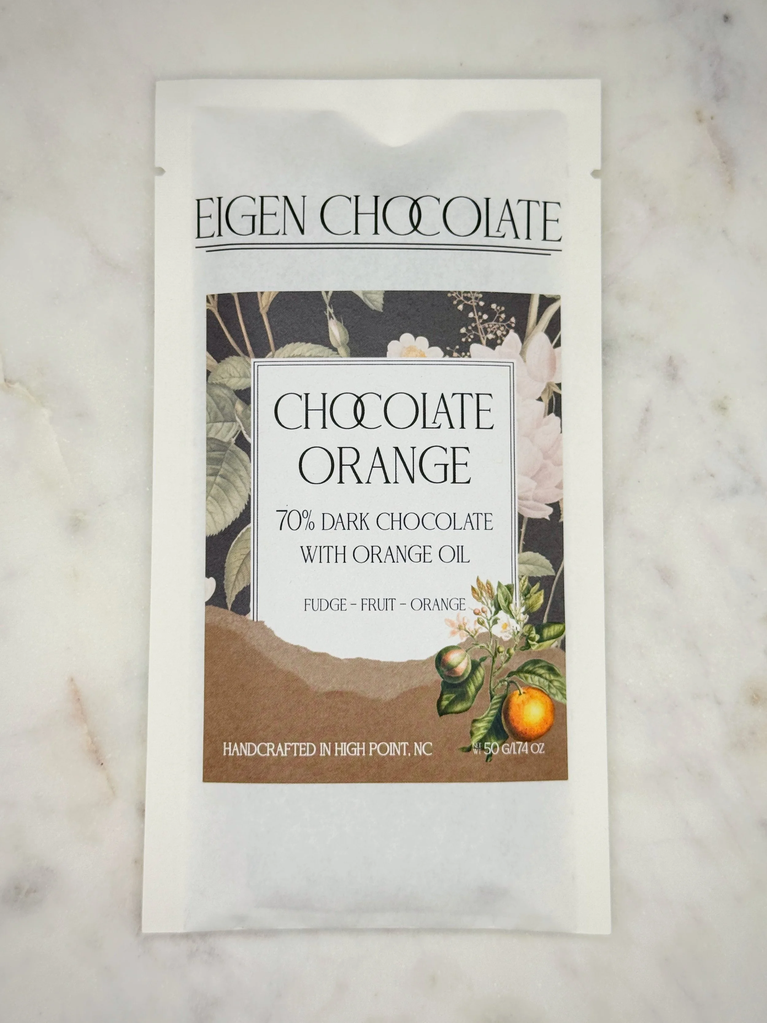 Orange Chocolate - 70% Dark Chocolate Seasonal Bar