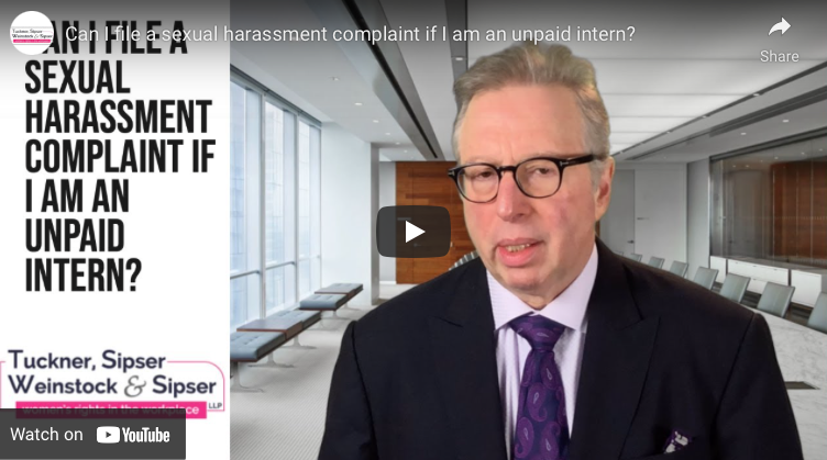 Can I file a sexual harassment complaint if I am an unpaid intern?