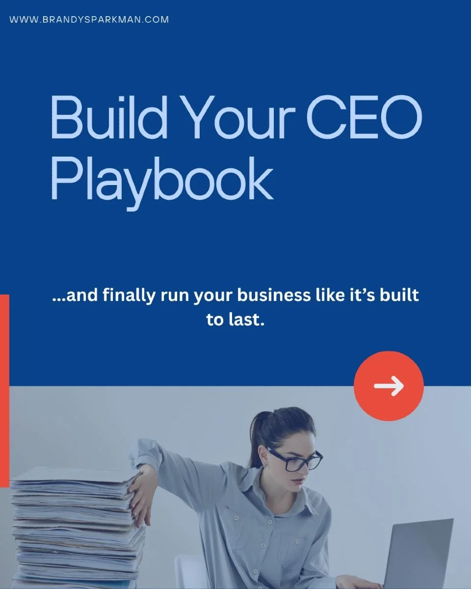 Build Your CEO Playbook
#smallbusinessowner #financialgrowthpath #smallbusinessmaturitymodel