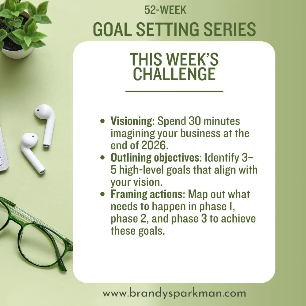 This Week’s Challenge
https://www.brandysparkman.com/52-week-goal-setting-series/draft-a-high-level-strategy-for-2026
Full Series Available Now in the Business Learning Library:
https://www.skool.com/business-learning-library-2403/about?ref=9