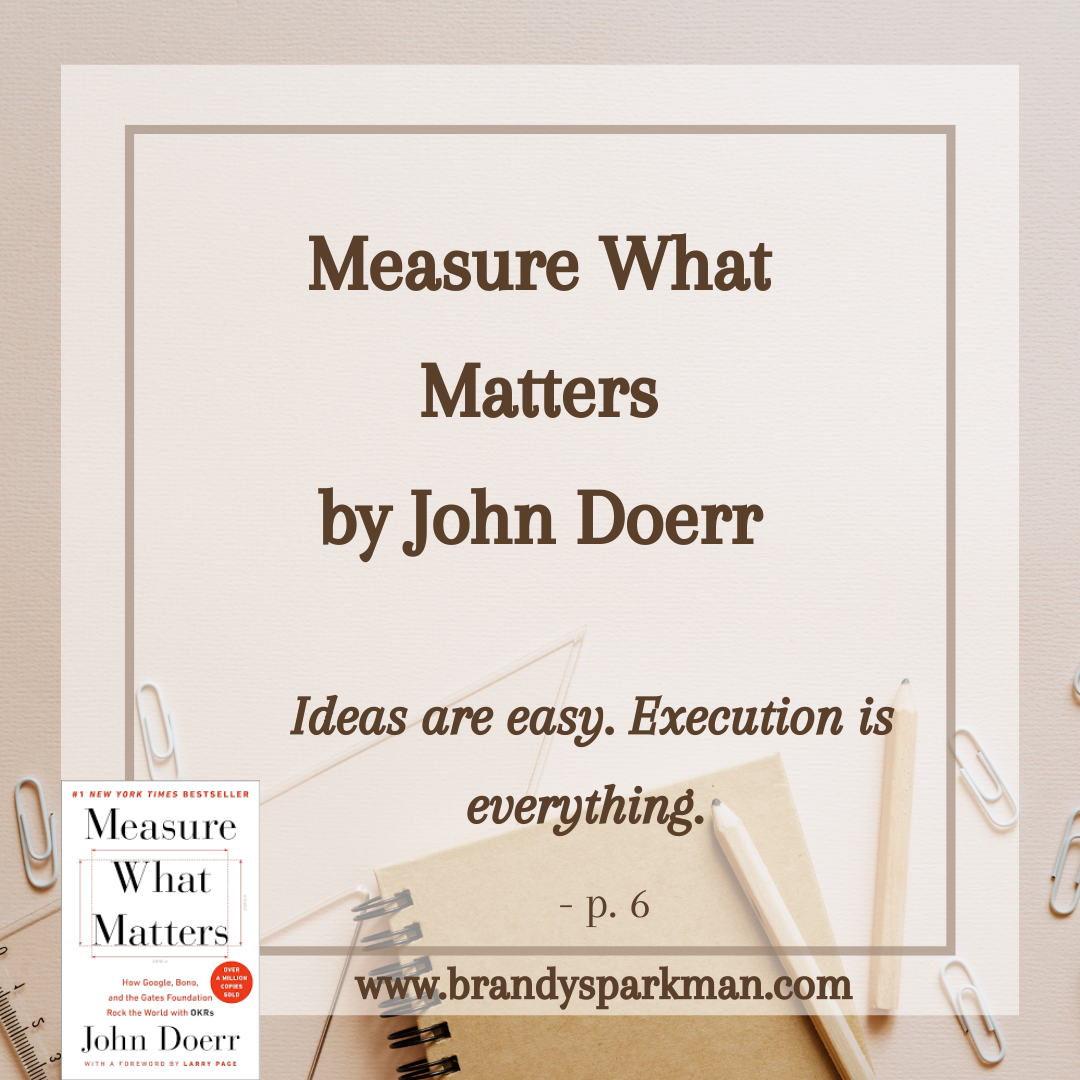 Measure What Matters