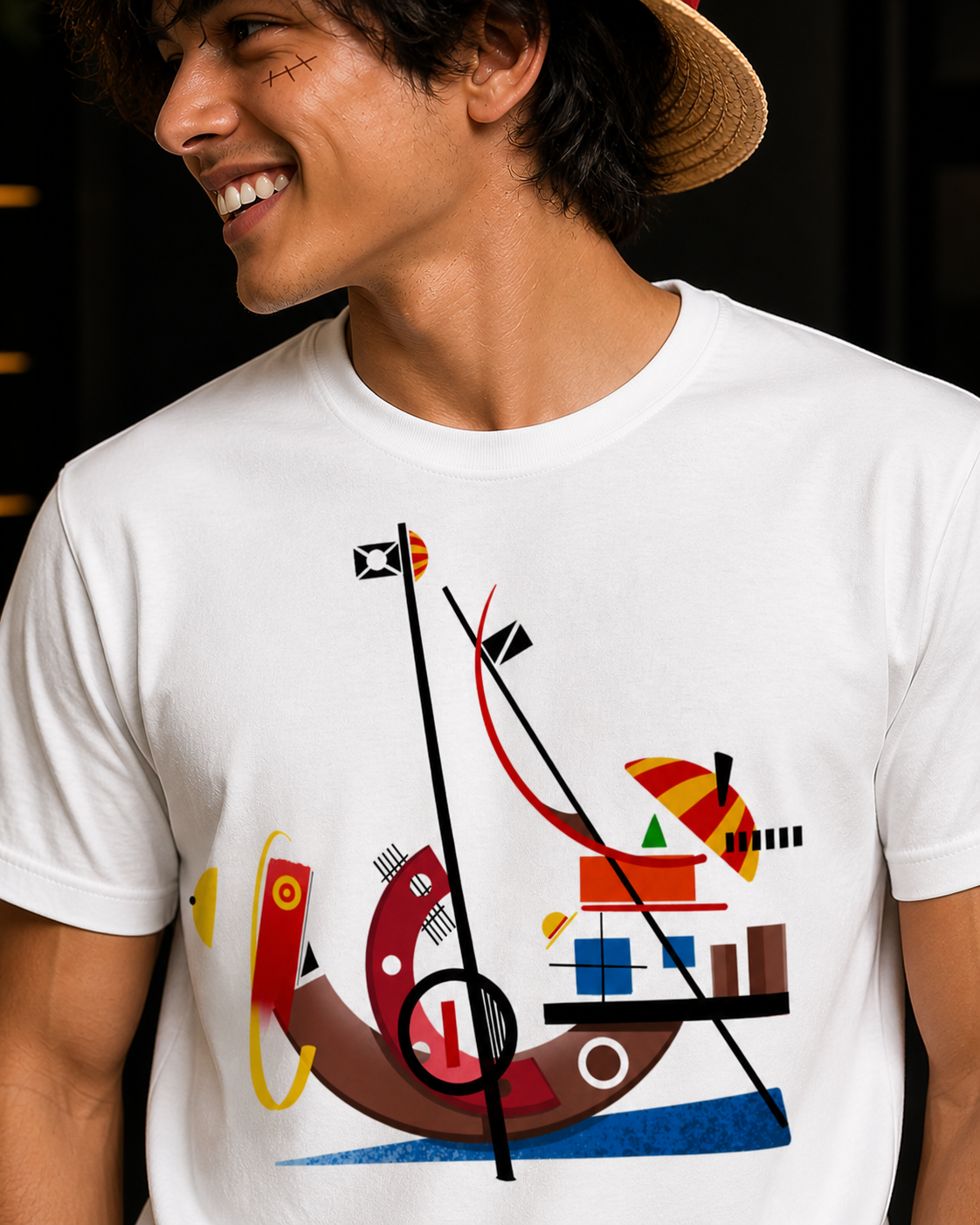 North Blue I Premium T-shirt