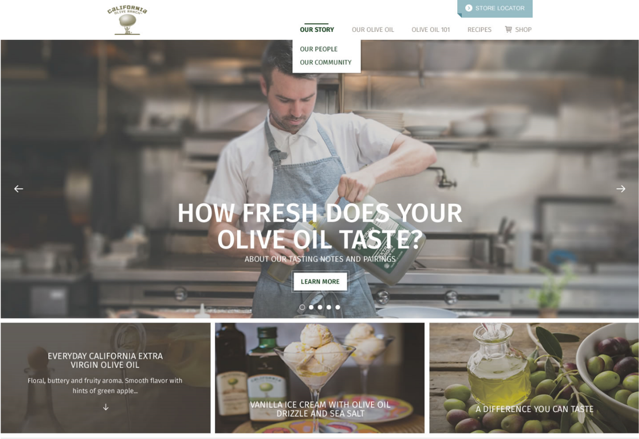California Olive Ranch Website