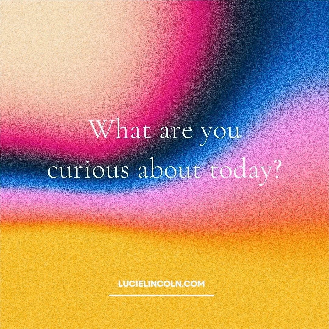 There is no greater energiser than curiosity. I always used to think if I was tired I should take a nap or go for a walk. Now I&rsquo;m wondering if instead I just need to start asking questions. 

So in the spirit of beginning the week with some ene