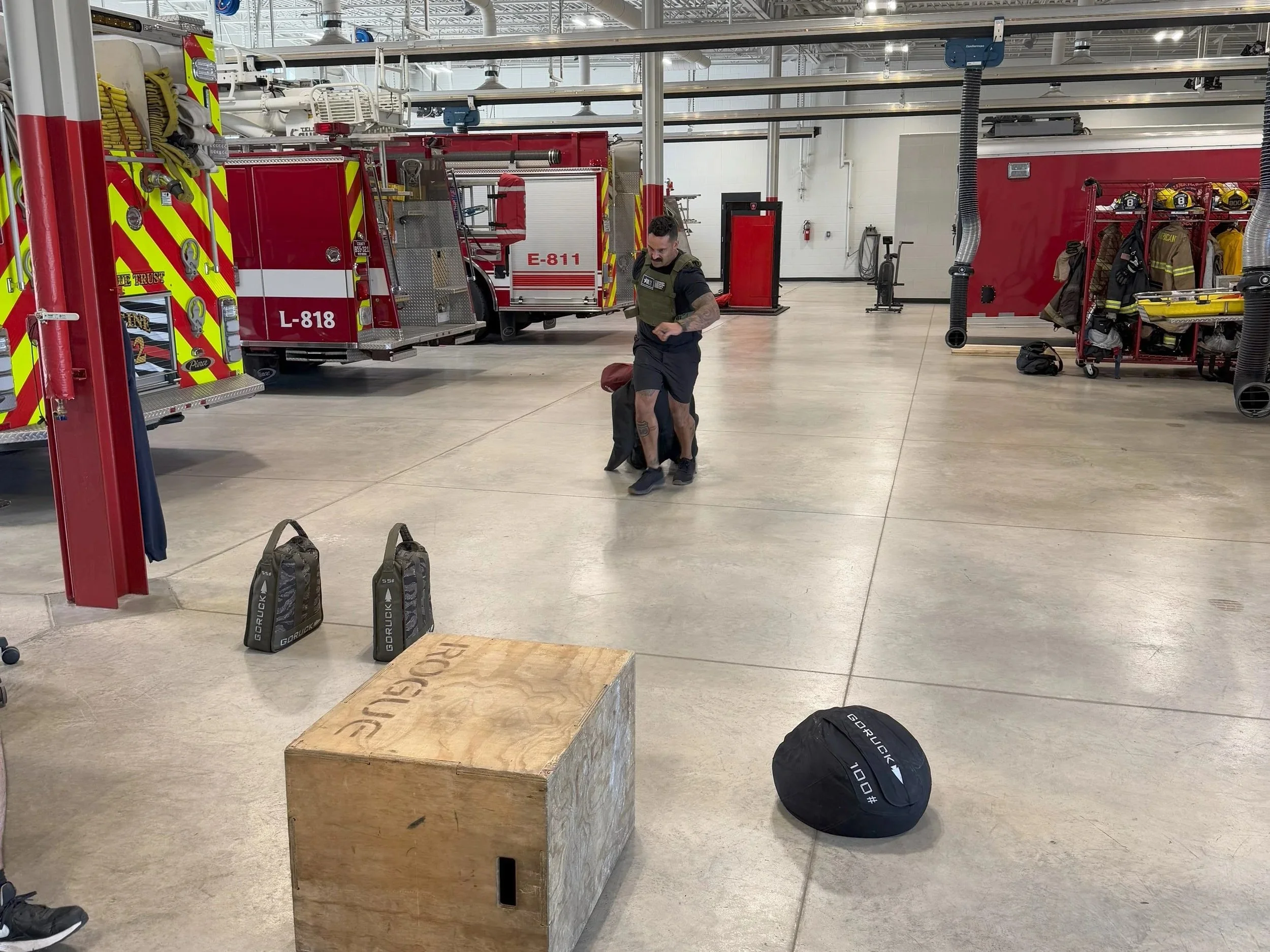 FITNESS....
Firefighting and EMS are demanding jobs. With that comes physical demands. Here at HFR, we encourage physical fitness. To ensure our members are at their peak physical performance at all times we have a modern fitness facility paired w