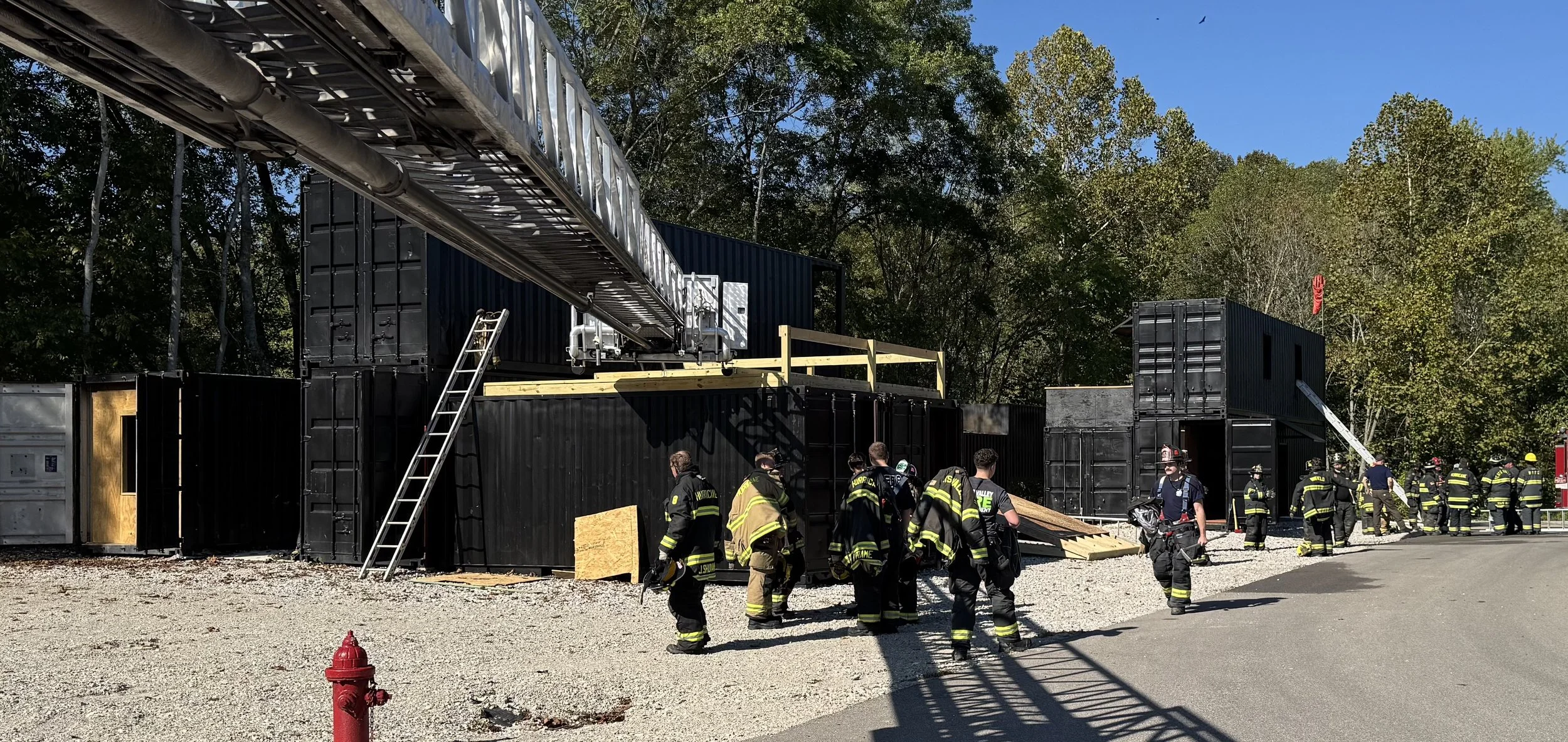 NEW REGIONAL TRAINING FACILITY.... Construction of a new regional training facility started in August of 2024. HFR has partnered with West Virginia Public Service Training, Mountain State College, and the West Virginia Department of Emergency Managem