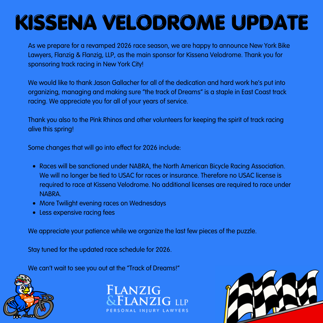 Kissena Velodrome update