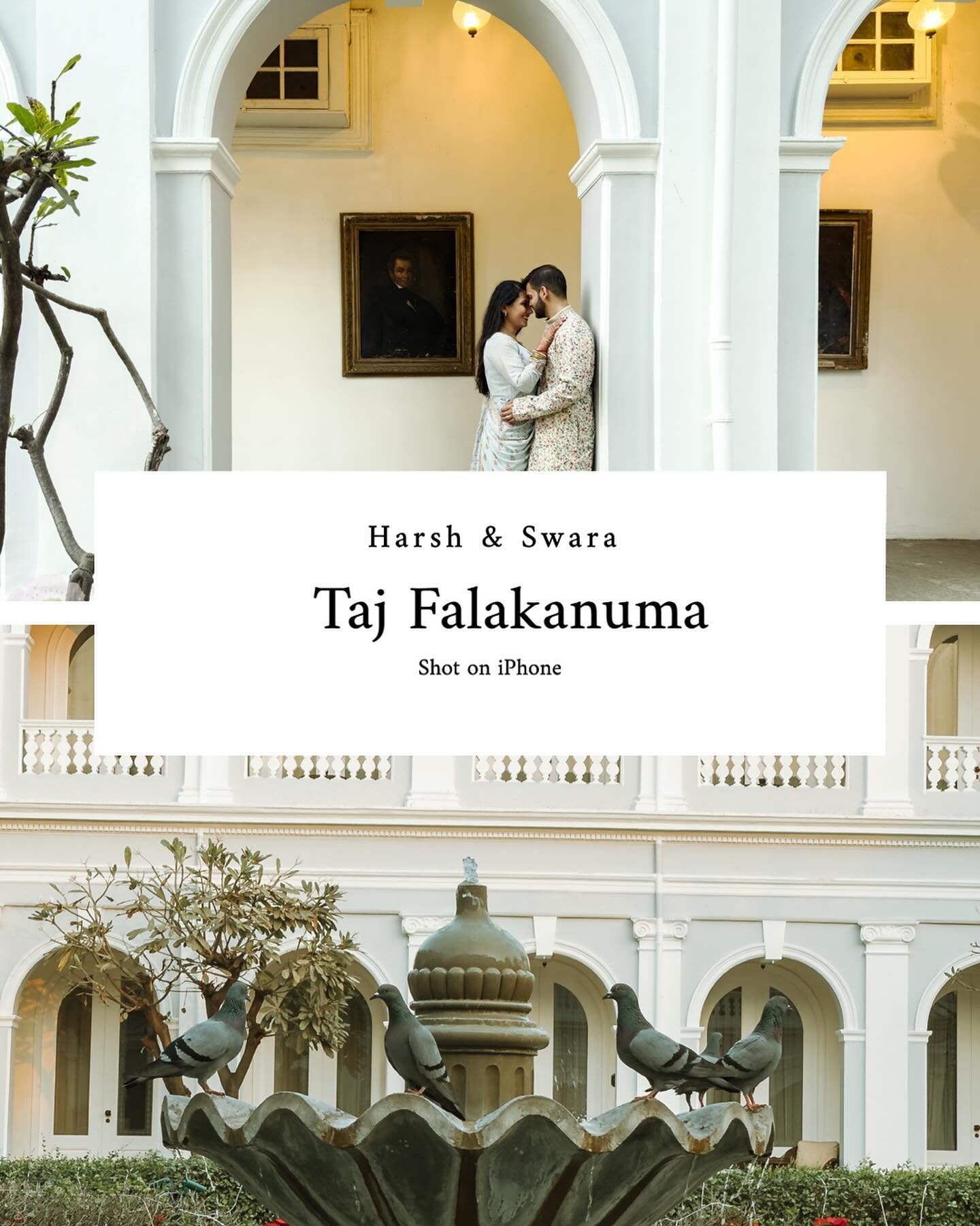 ✨ When Life Hands You iPhones at Taj Falaknuma!

So, imagine this: You&rsquo;re all set for a majestic photoshoot at the iconic Taj Falaknuma and... plot twist!  Somewhere in the communication mix-up, the &lsquo;couple&rsquo; part of the photoshoot w