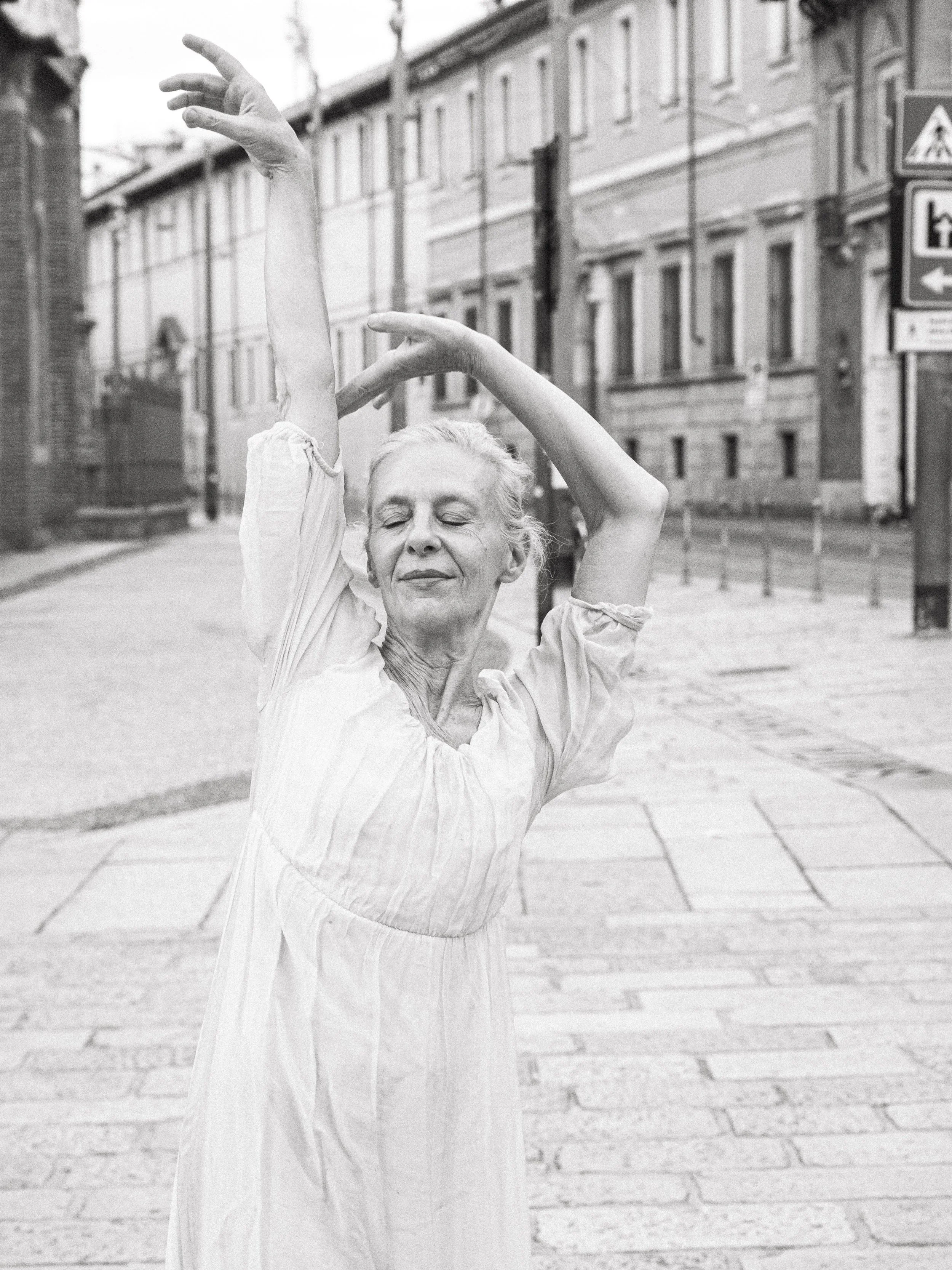 When was the last time you were truly seen?

Not photographed. Not captured. Not posted.

Seen &mdash; as the person you actually are, in the element where you most feel yourself.

Antonella is over seventy.
A ballerina who teaches ballet to children