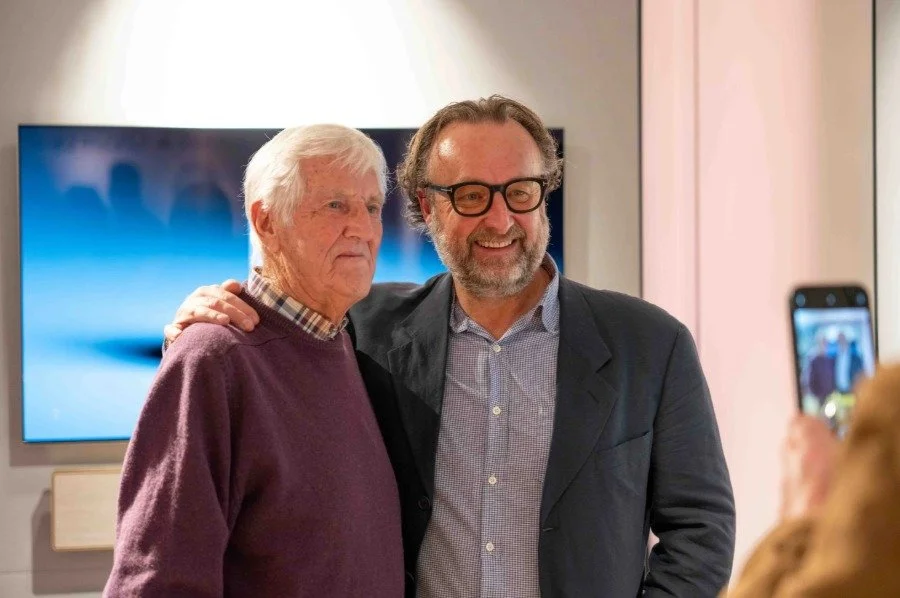 Peter Dawson and Kevin Dawson, father and son of the Bang & Olufsen and Dawsons AV partnership era of the store in Westbourne.
