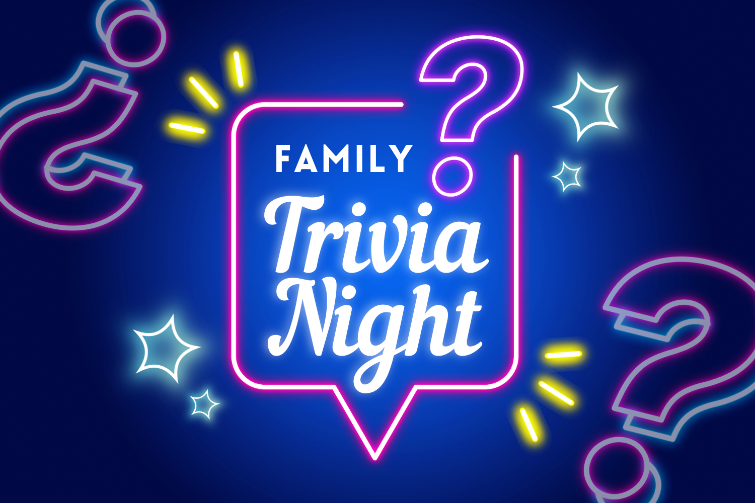 Youth Ministry: Family Trivia Night