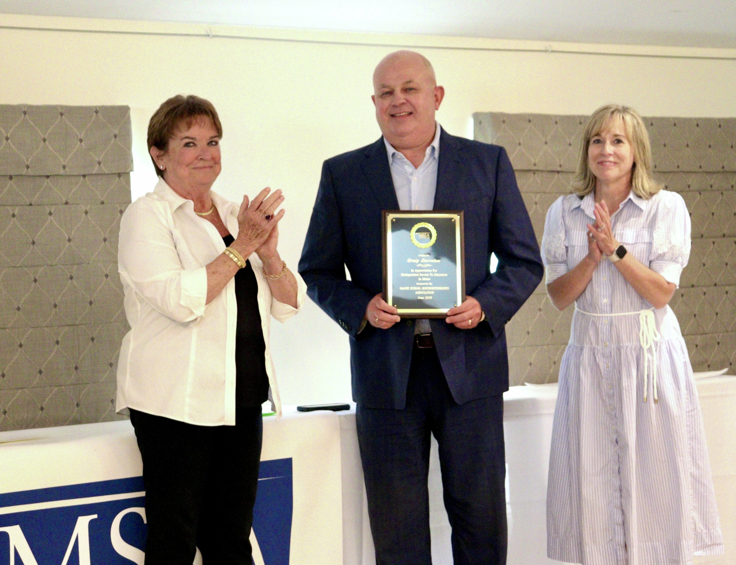 Craig Larrabee Honored by Maine School Superintendents Association for Statewide Impact