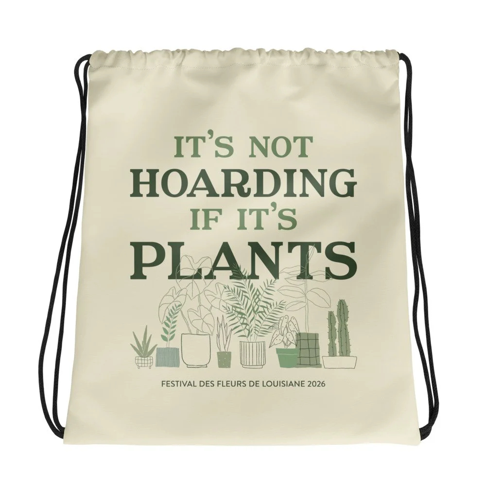 Hoarding Plants Drawstring Bag