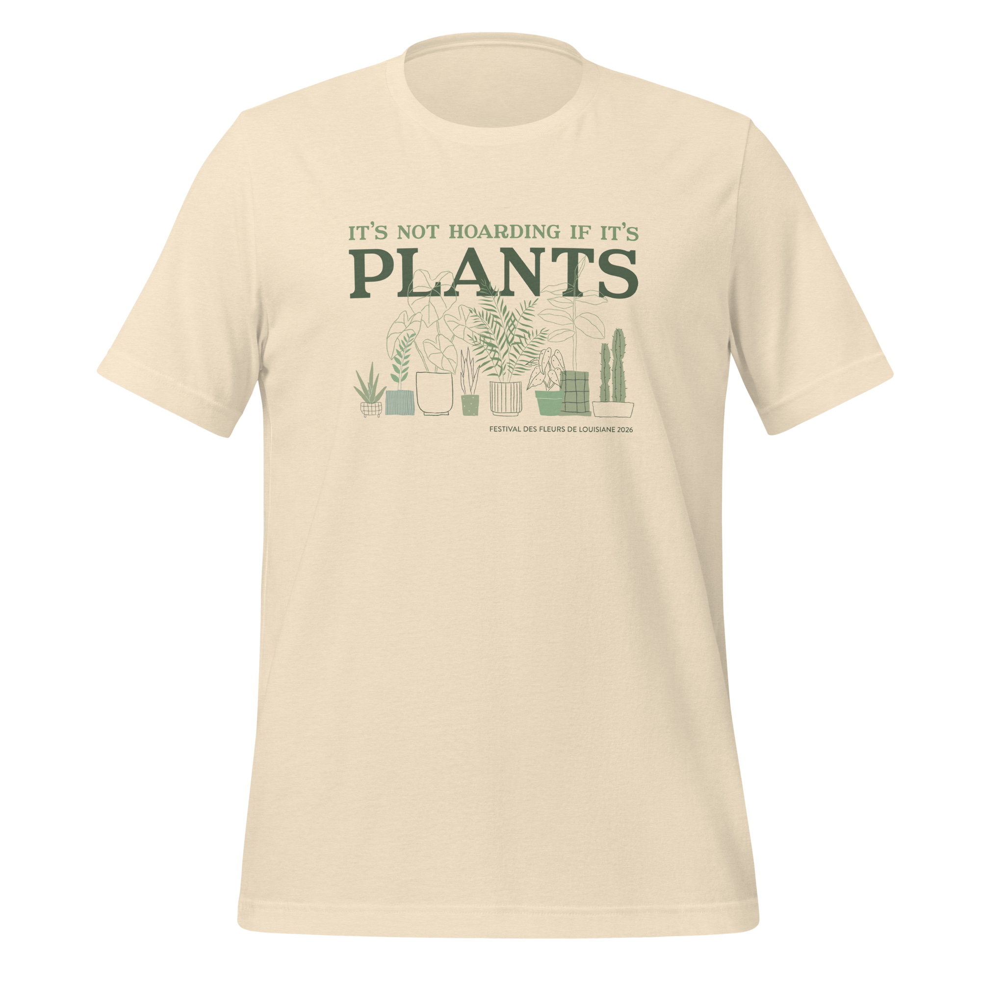 Hoarding Plants Unisex Tee - Light