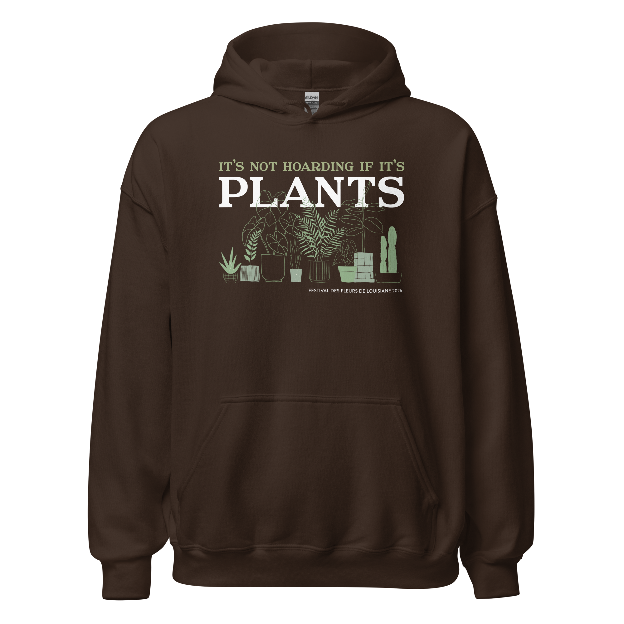 Hoarding Plants Unisex Hoodie - Dark
