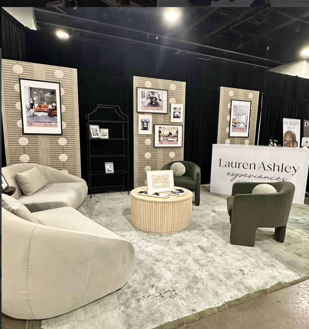 display booth woman evolve atlanta togather events co