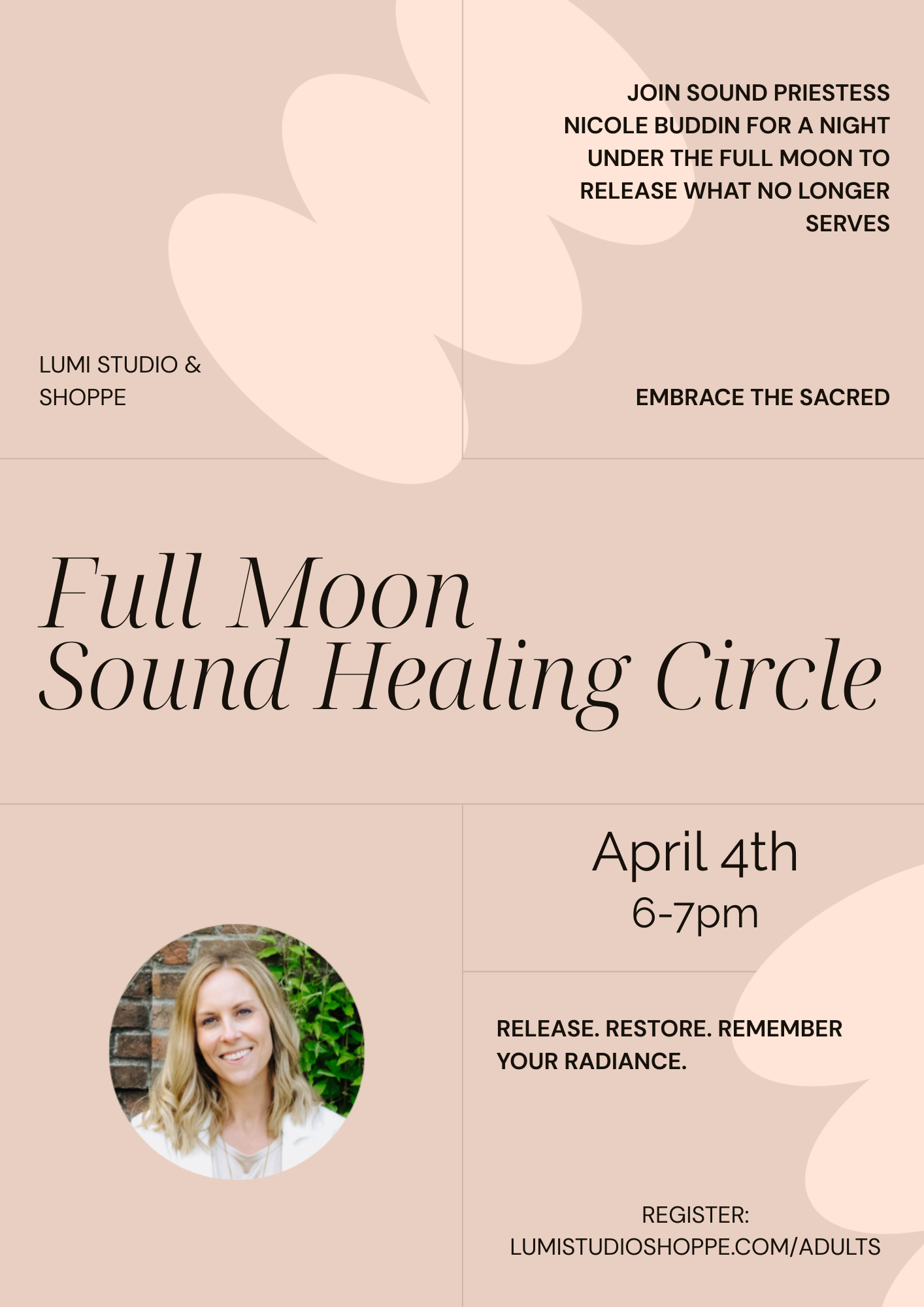 Full Moon Sounds Healing Circle | April 4th