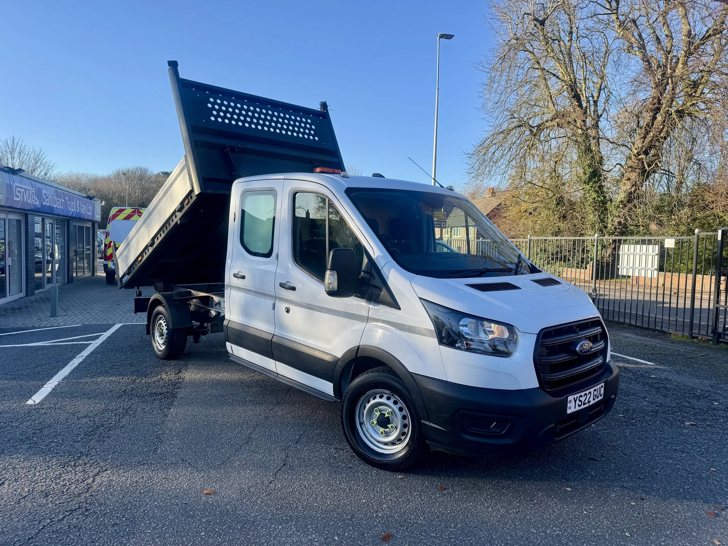 2022 FORD TRANSIT DC TIPPER - 3 SEATS 