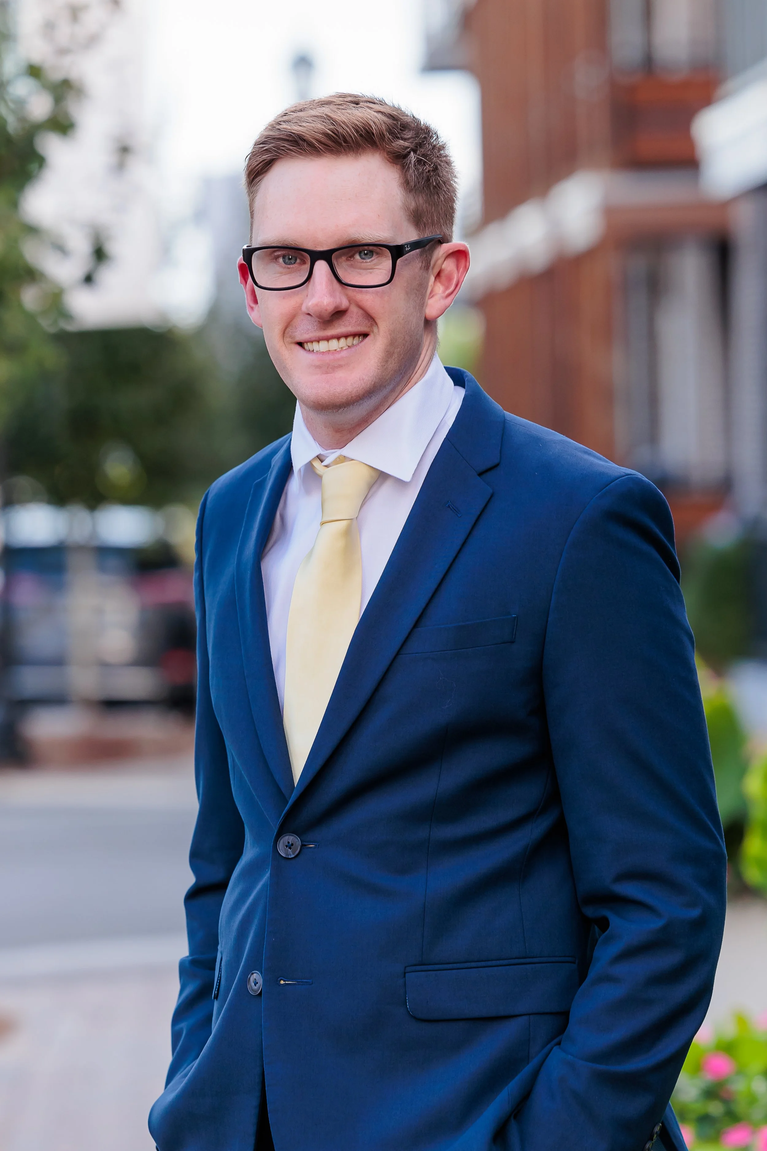 Savannah, Georgia, Professional Headshot Photographer, Lisa Barksdale, a young business man in a suite. 