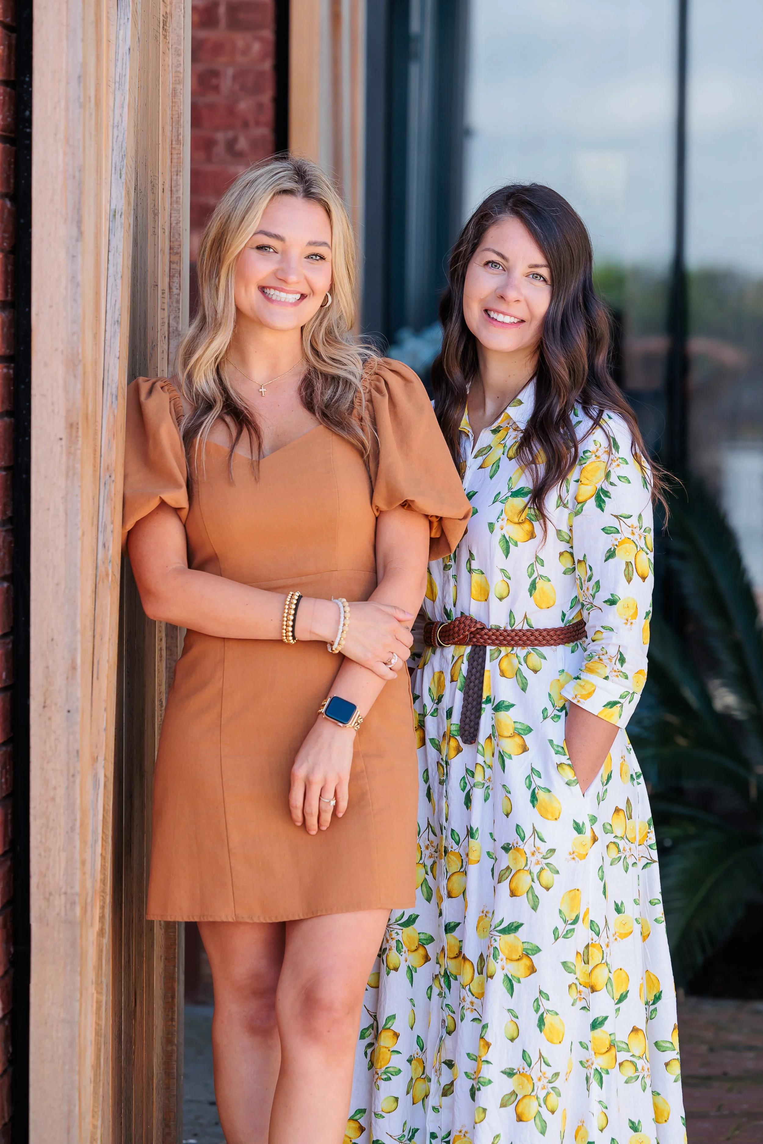 Savannah, Georgia, Professional Headshot Photographer, Lisa Barksdale, a business team with two woman.