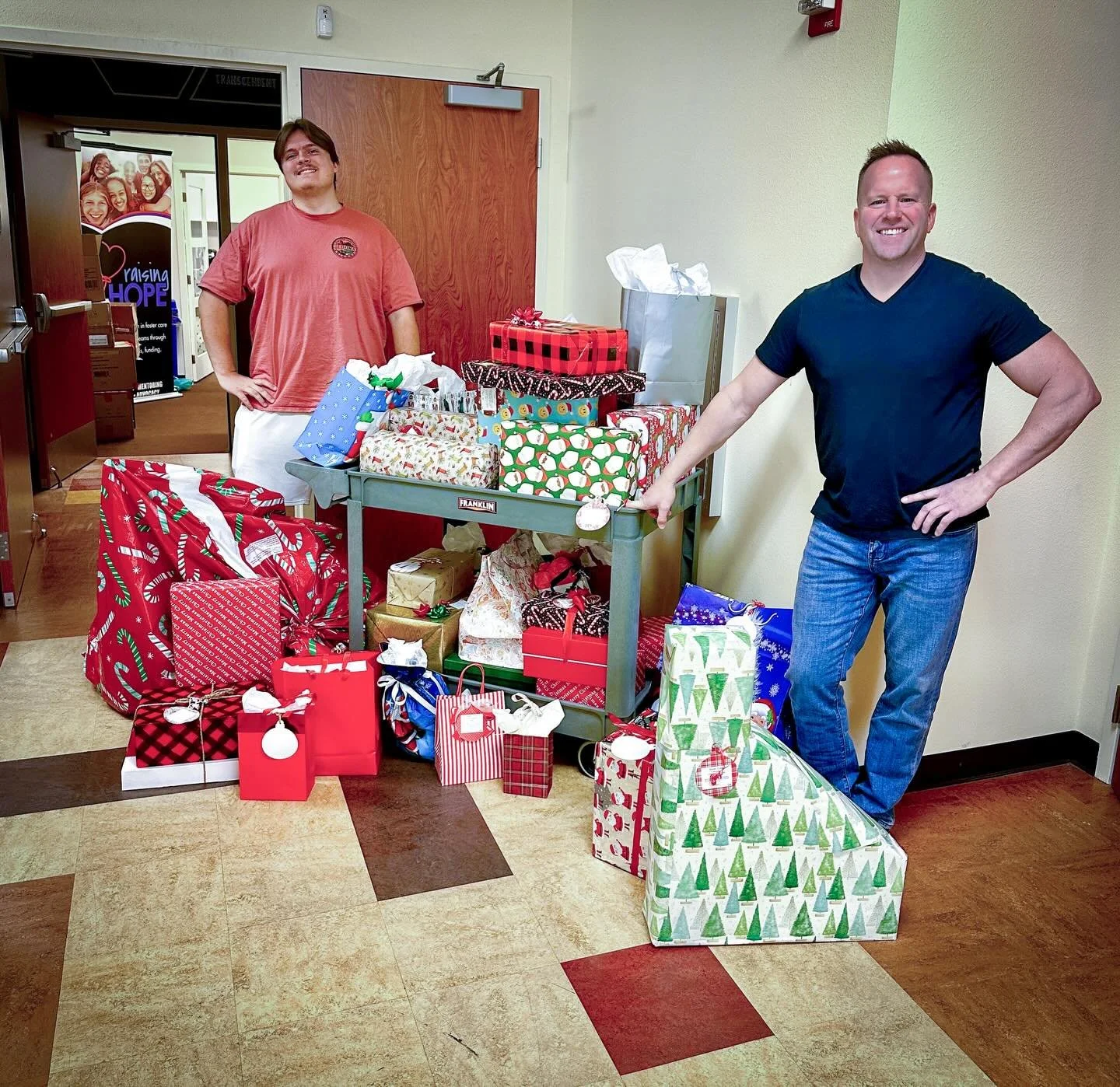 We had the wonderful privilege of participating in the @raisinghopeinc Holidays of HOPE program this year.

Our church family rallied together to provide dozens of gifts to teens and young adults who are in or have aged out of the foster system.

Eac