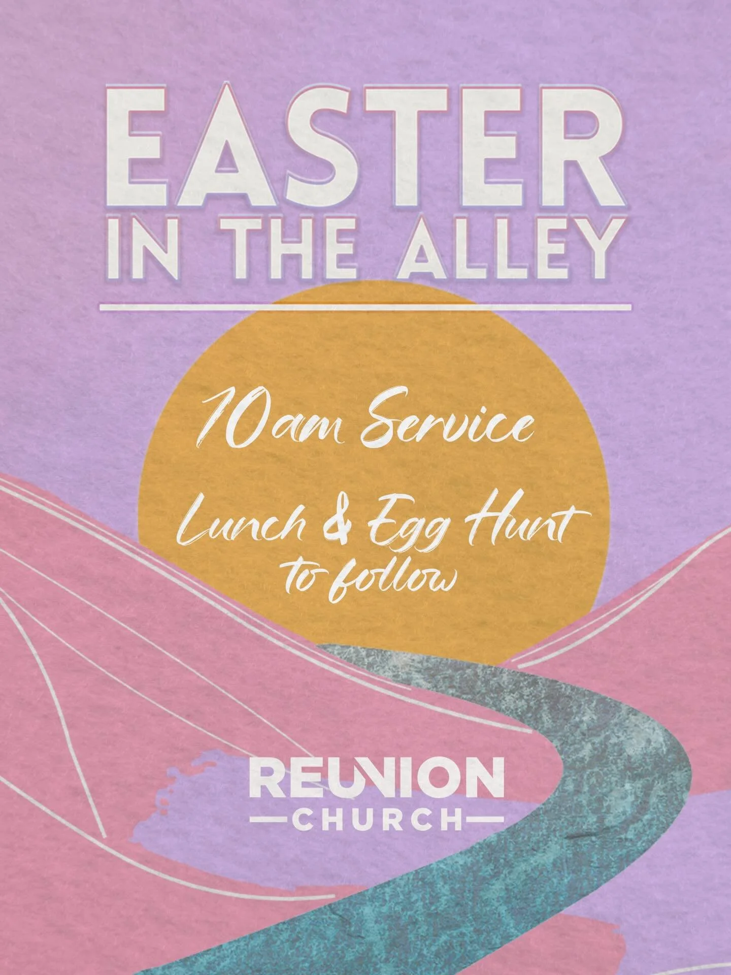 Join us tomorrow for Easter Sunday at 10AM at @the_alley_mp !!!

Come experience a powerful time of worship and a message filled with hope, then stick around for food and fun. We&rsquo;ll have free tacos for the whole family and an egg hunt for the k