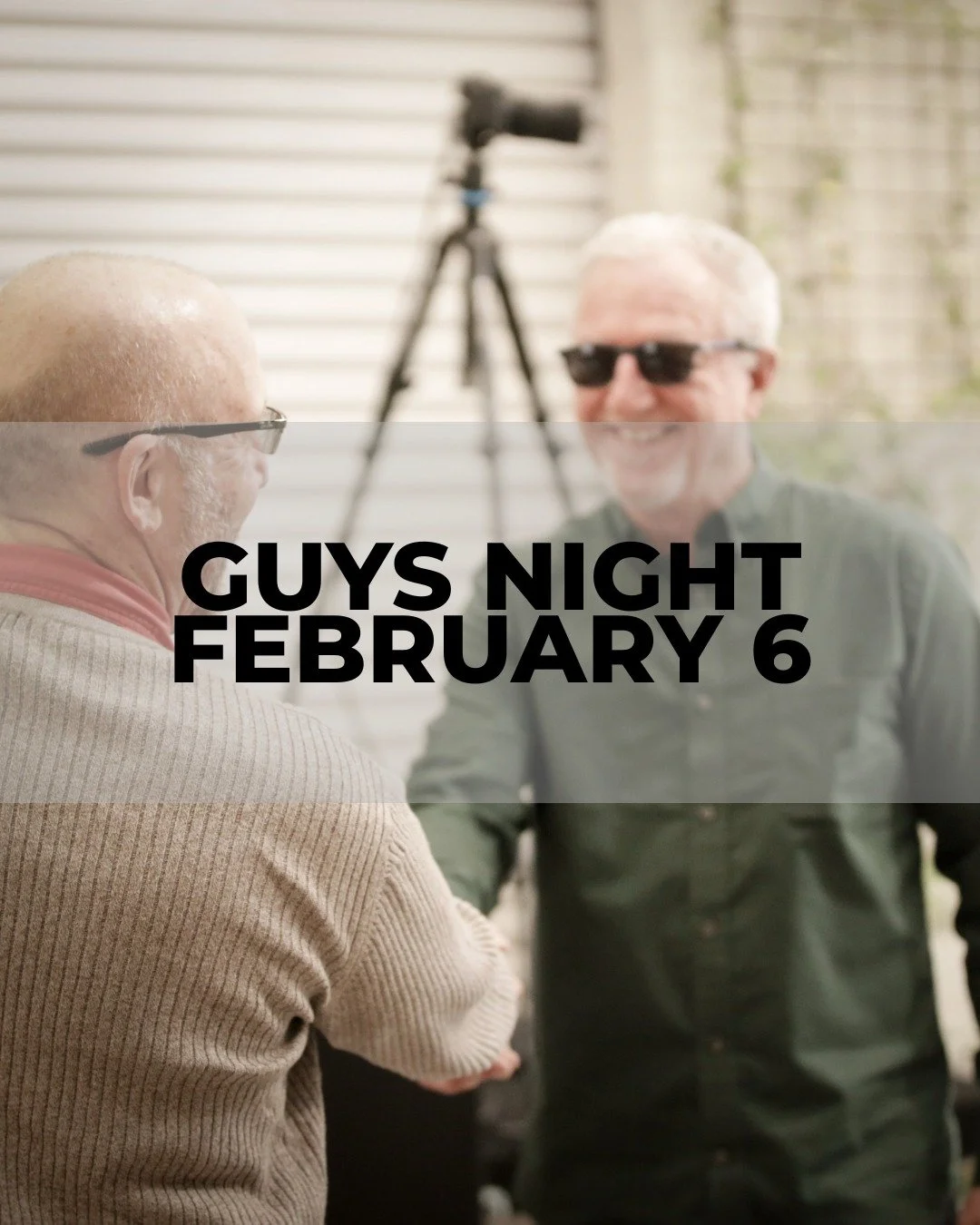 Guys, mark your calendars for some hang time at the Wolfson home - this Friday, February 6th at 6:30p.

Invite a friend, build deeper connections, and enjoy the time together.

Visit www.reunion.tv/events for more details