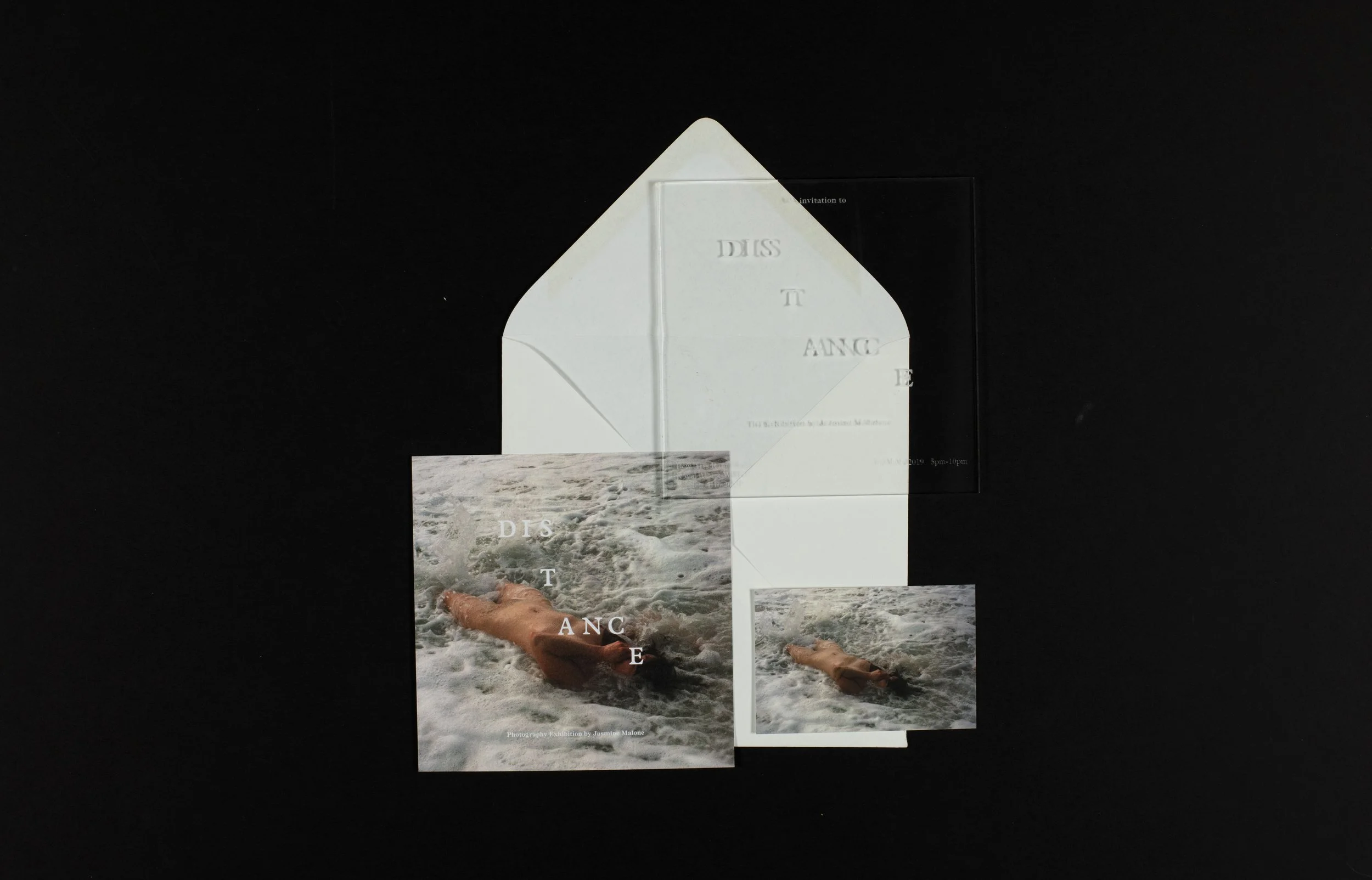 Exhibition Invite - Engraved Acrylic and Paper edition.