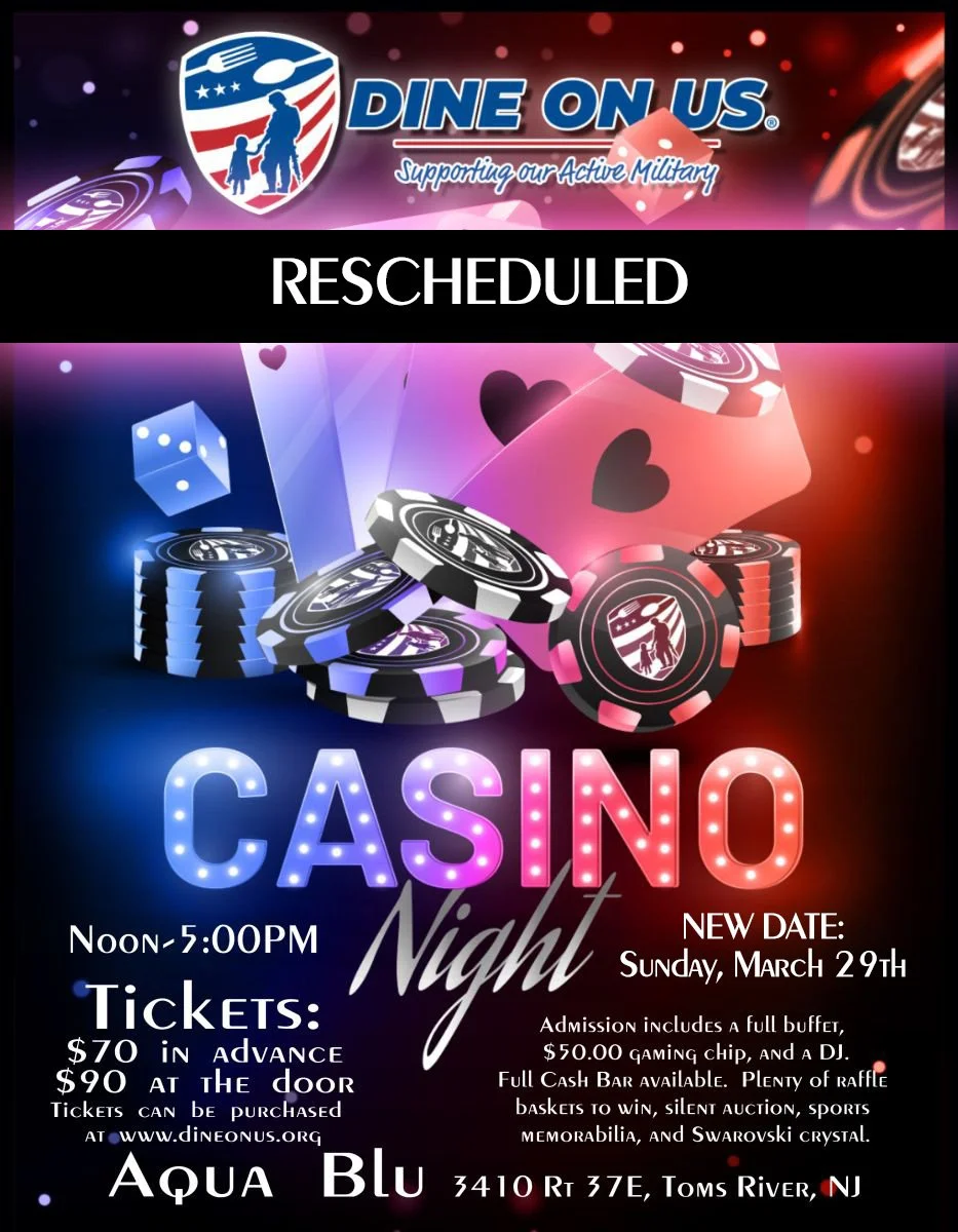 Dine on Us Casino Night