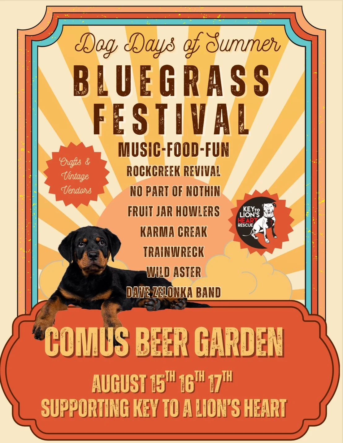 Dog Days of Summer at Comus Inn