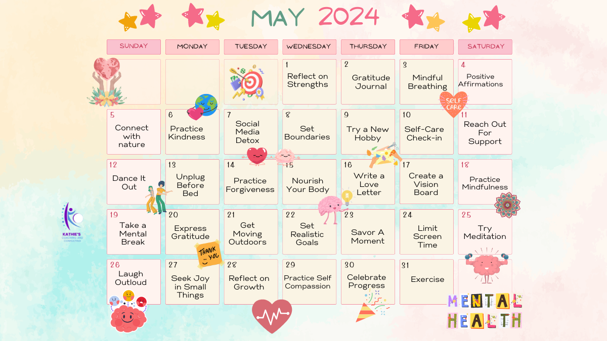 Nurturing Your Well-being: A Comprehensive Guide to Our May Wellness Calendar