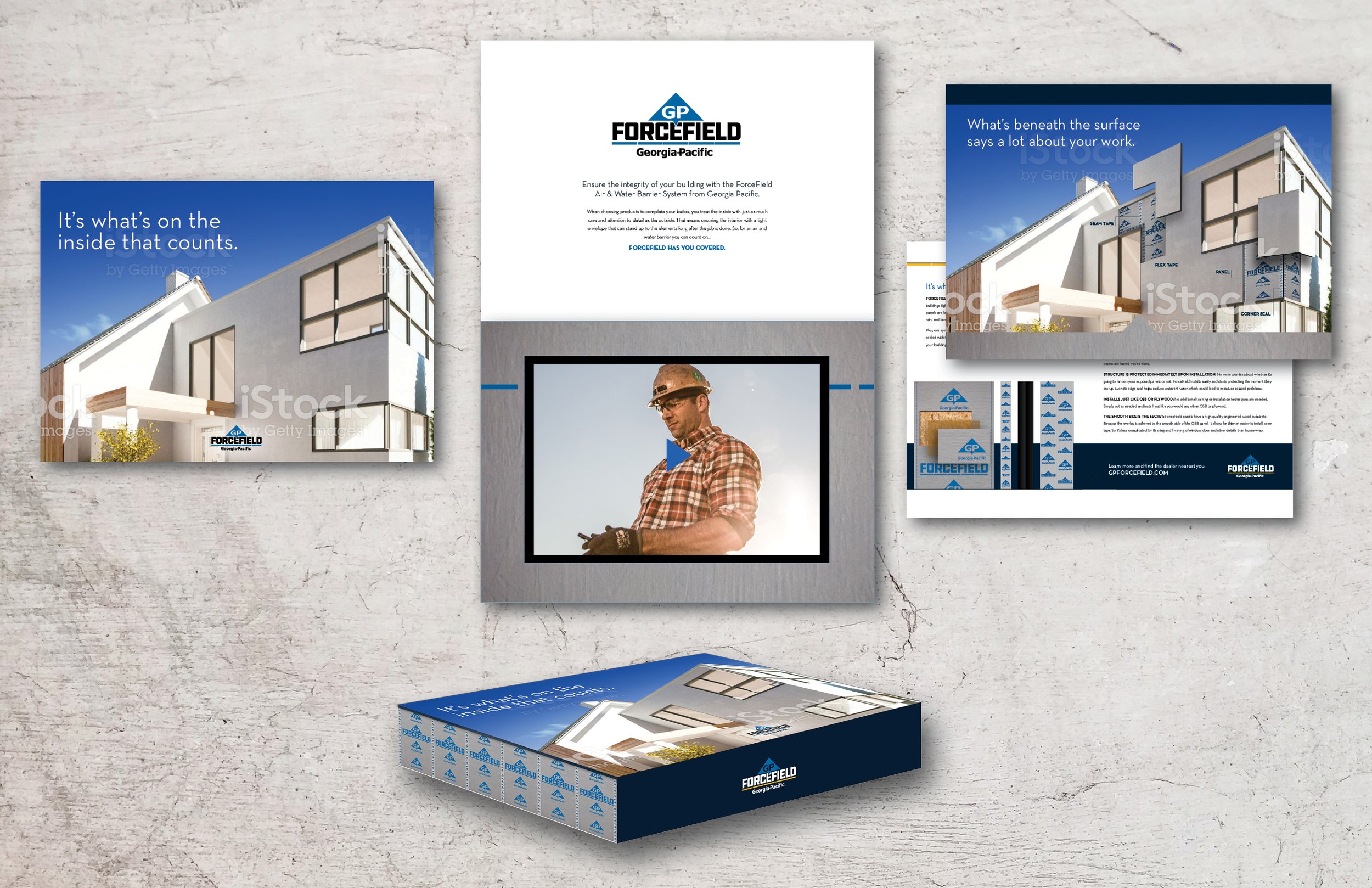 Direct mail with interactive screen