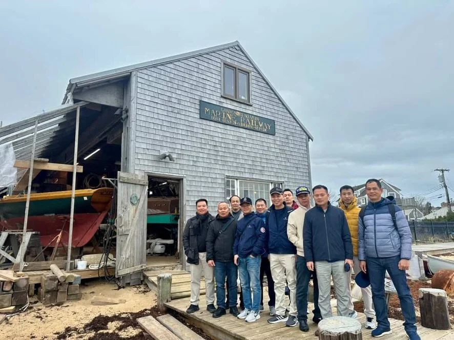 We were honored to welcome 11 visiting marine pilots from Hai Phong, Vietnam through @northeastmaritimeinstitute. Our very own Brad Abbott showed them around, and as the NMI team shared, &ldquo;the pilots were amazed at the craftsmanship and skillset
