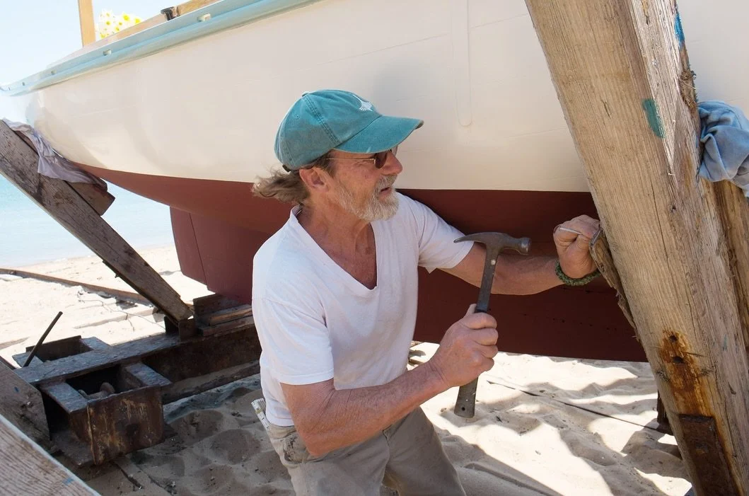 As recently highlighted by Louisa Hufstader in the @vineyardgazette, our 19&rsquo; gaff-rigged sloop &ldquo;Sheldrake,&rdquo; designed by Nat Benjamin and built here at G&amp;B, has joined the permanent collection at @mysticseaportmuseum, where she w