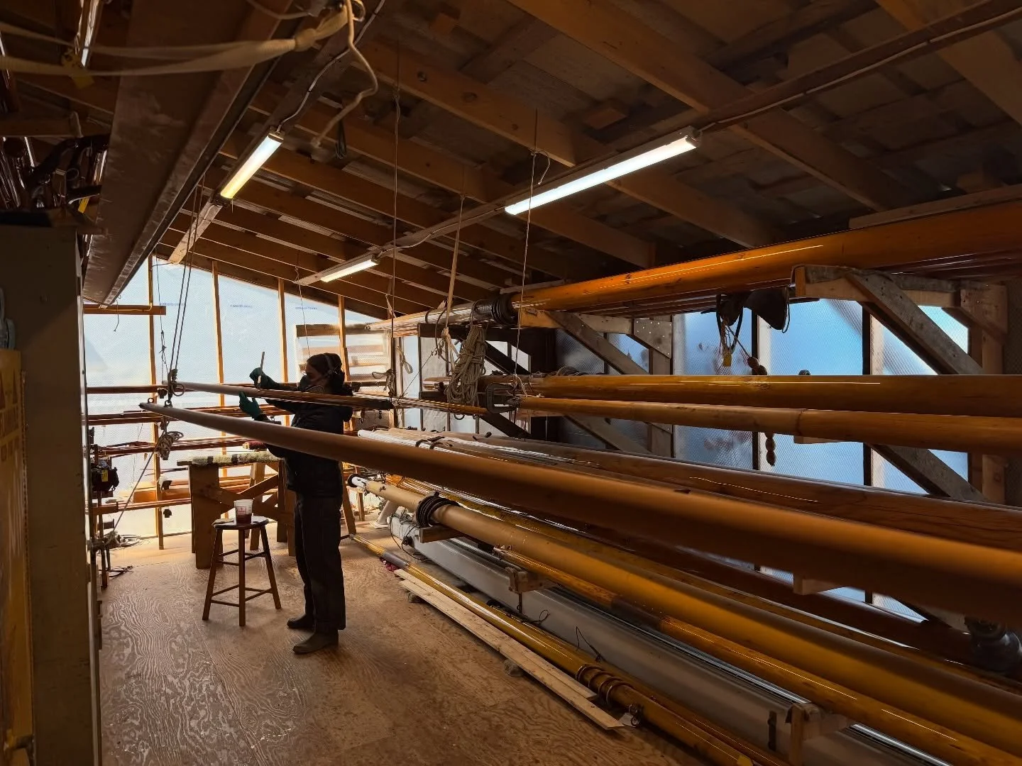 Spring Commissioning! 

At Mugwump, the pace never really slows - but spring brings an especially busy stretch for Mike and the finish team.

Paint and varnish prep are in full swing, and the finish coats are going on one by one. It&rsquo;s all part 