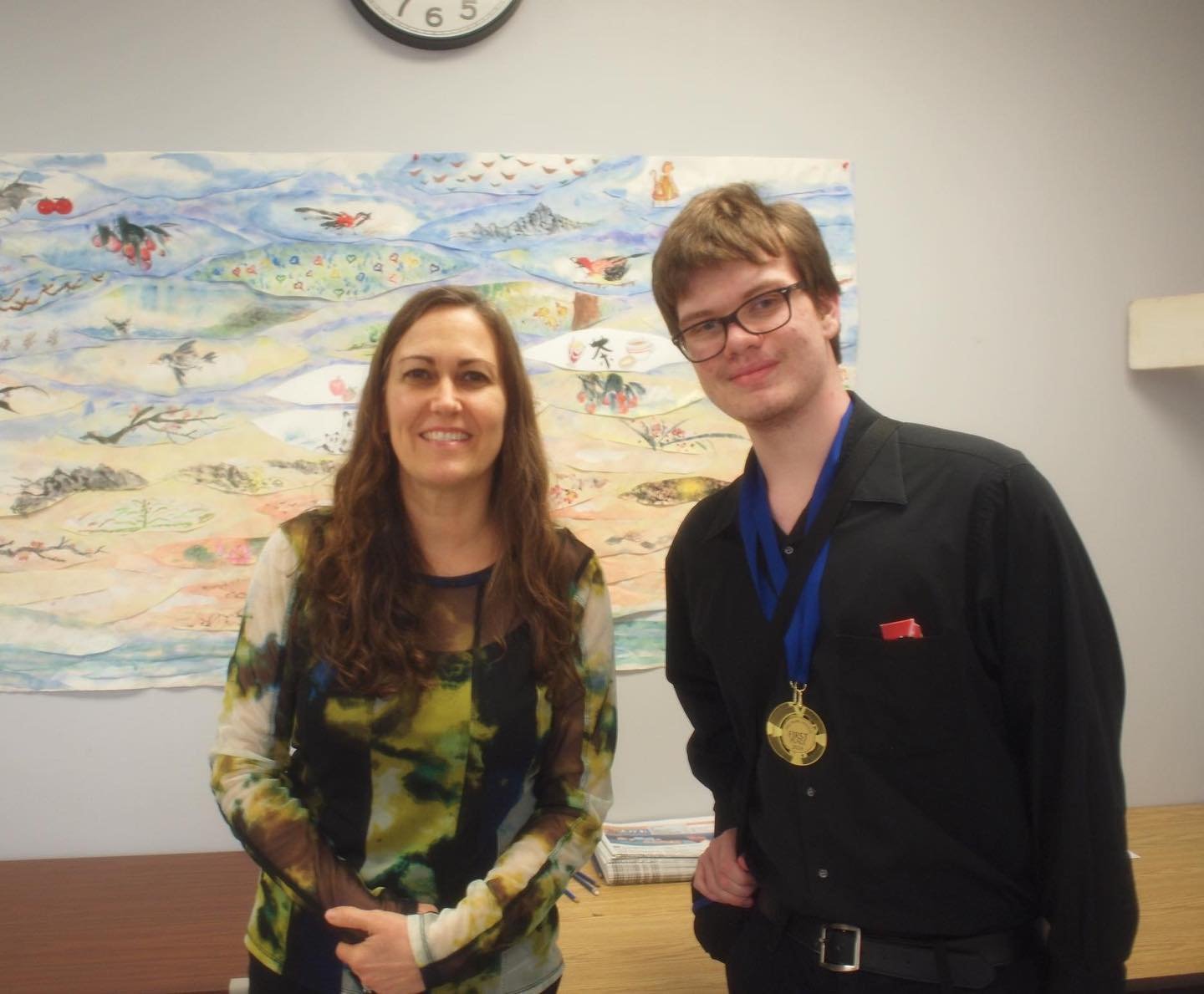 Congrats to Ben for winning two golds at the Peel Music Festival in level 7 voice! Way to go Ben 🎶 (featured here with his collaborative pianist Mary)