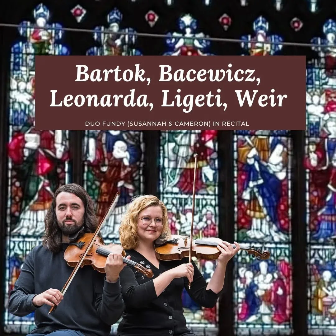 You can watch our full recital from Satutday on YouTube! Link in bio 🎻🙌