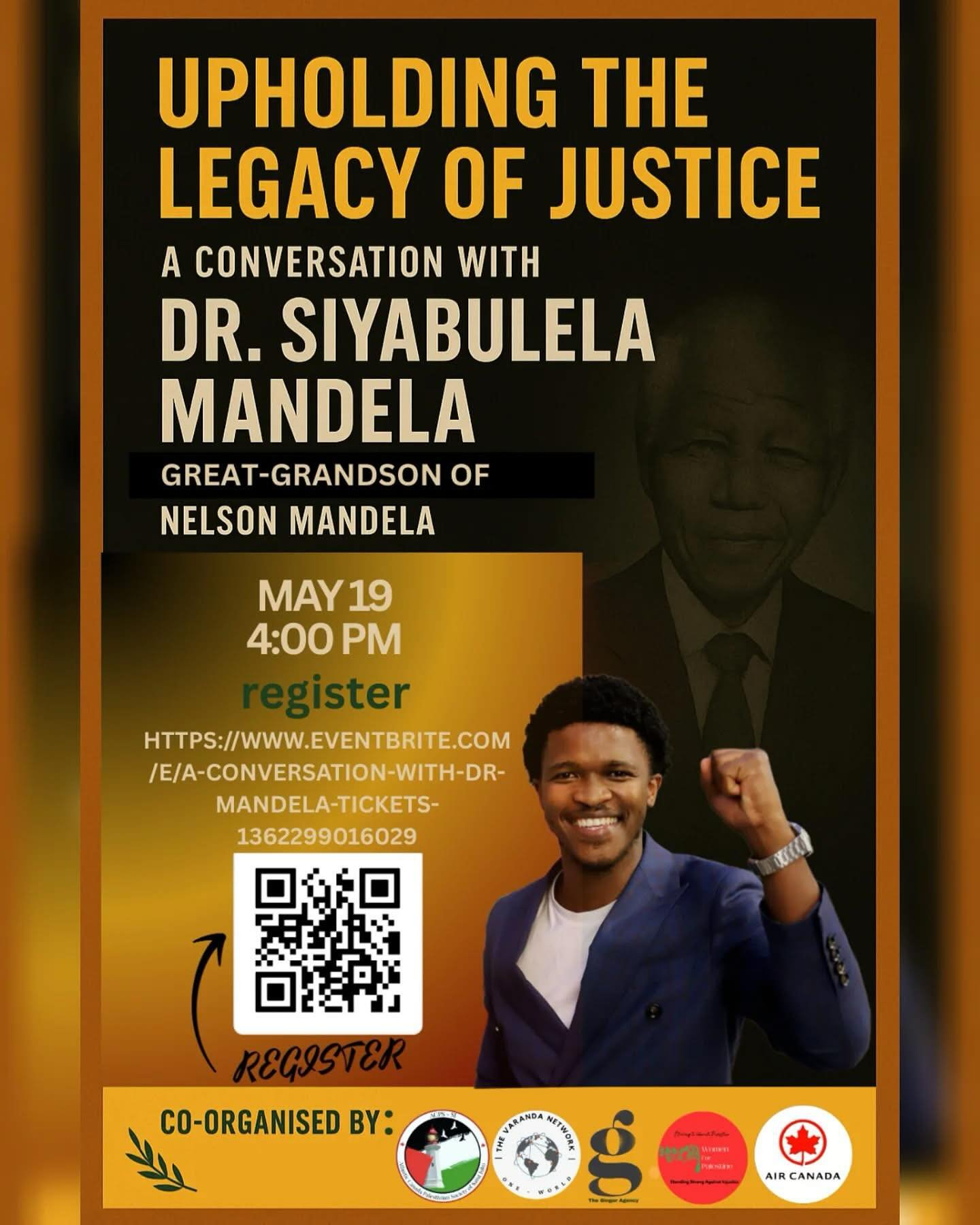 We are honoured to be preforming at this event, with guest speaker Dr. Siyabulela Mandela, great-grandson of Nelson Mandela. We will be performing two short works by the notable black composer Ignatius Sancho. Thank you to @ac_palestiniansociety for 
