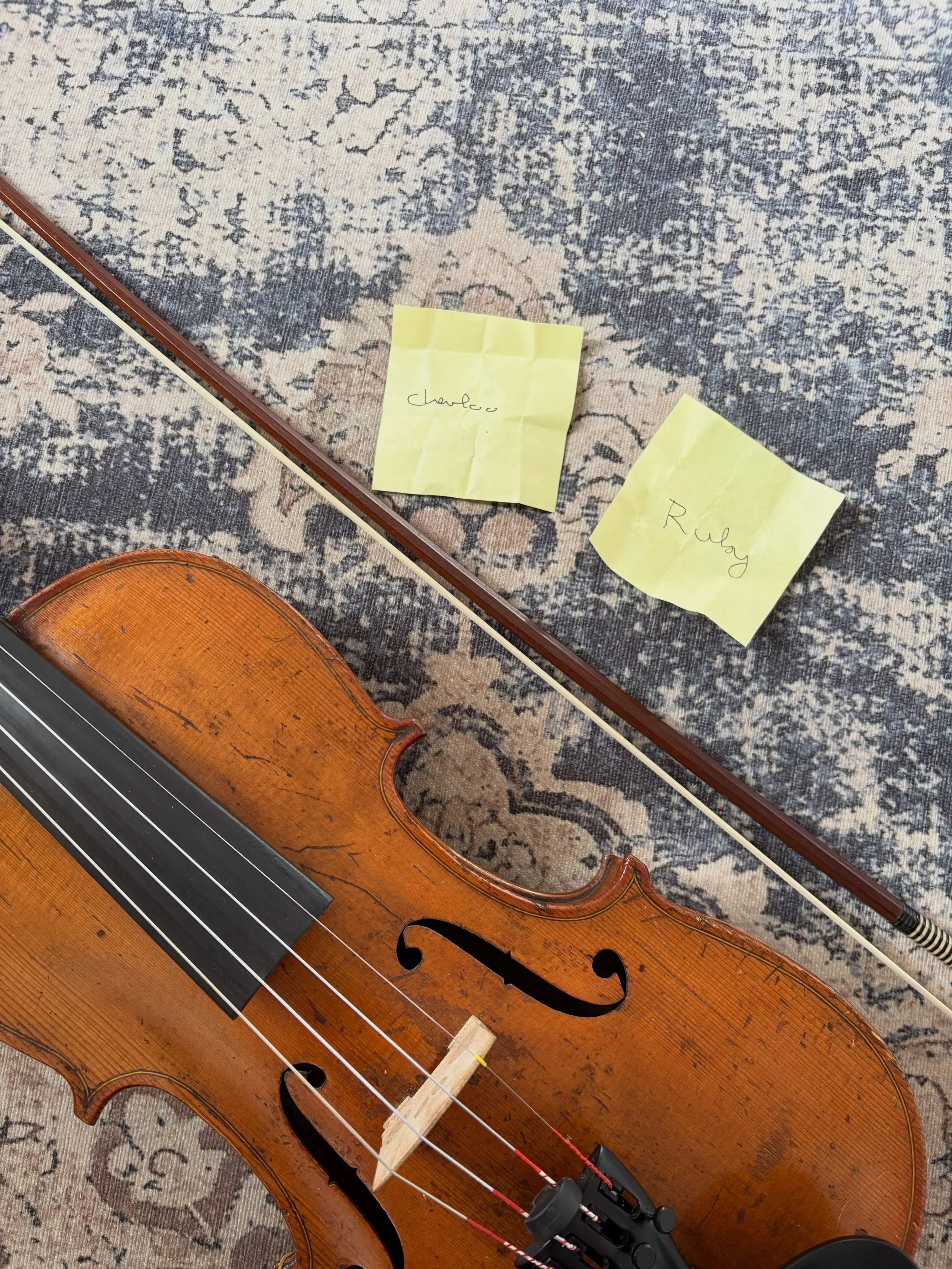 Congratulations to the winners of this year&rsquo;s practice challenge draw - Ruby and Charlee!! 🎻🎉
