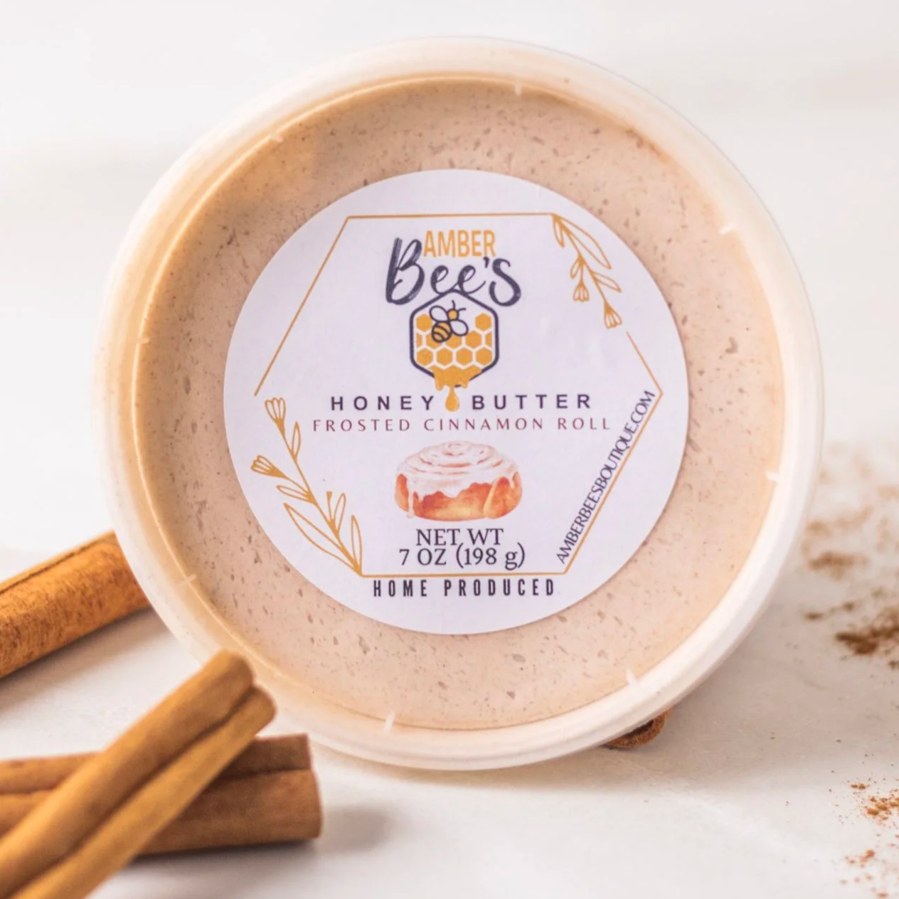 Frosted Cinnamon Roll Honey Butter