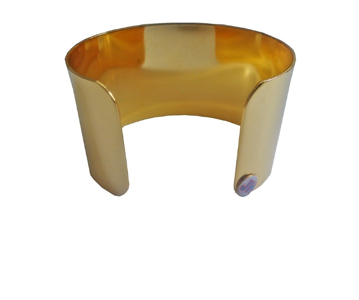 The Buzz | Gold Plated Brass Cuff | Jackie Heinsohn