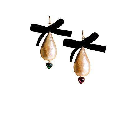 Pearlaholic | Large Cotton Pearl Earrings | Jackie Heinsohn