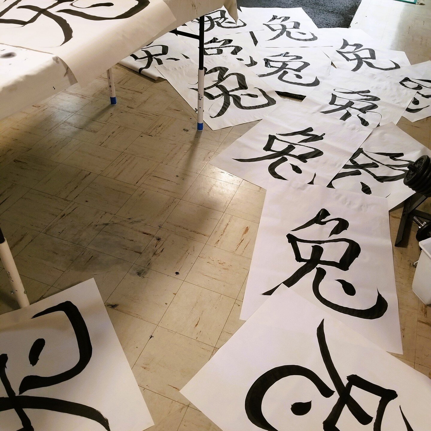 We haven't slung ink in a while - time to get back to our calligraphy practice!! We'll hold our March Shufa workshop on March 19th from 10:00 to 12:00pm. 

If the weather is nice, we'll set up on the pavilion. If it's cool, we'll set up downstairs. P