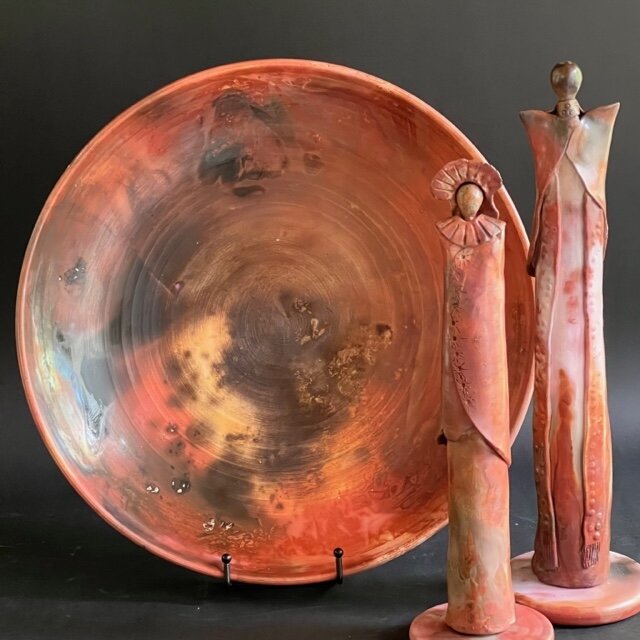 We wanted to share an update of our favorite potter&rsquo;s work. Earth Ox Pottery https://www.seldenpottery.com/

These days Selden Lamoureux has been working with pit fired pieces and figures that are striking. Many of you will know Selden as LaoMa