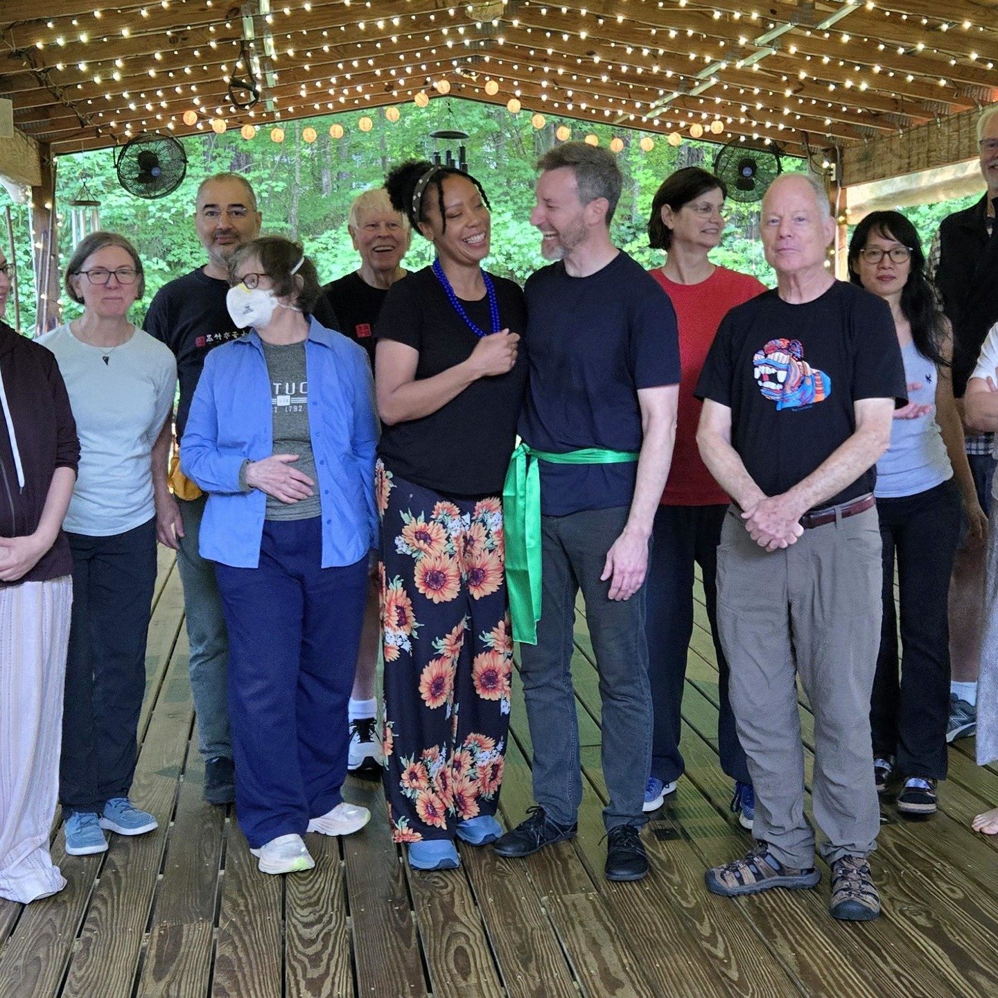 Patrick King and Allison Newby have recently elevated all their sister and brother classmates by achieving the rank of Senior Student and earning their red sashes!

Patrick King performed the entire Wudanghan 108 taiji form on May 3rd, 2025. Patrick&