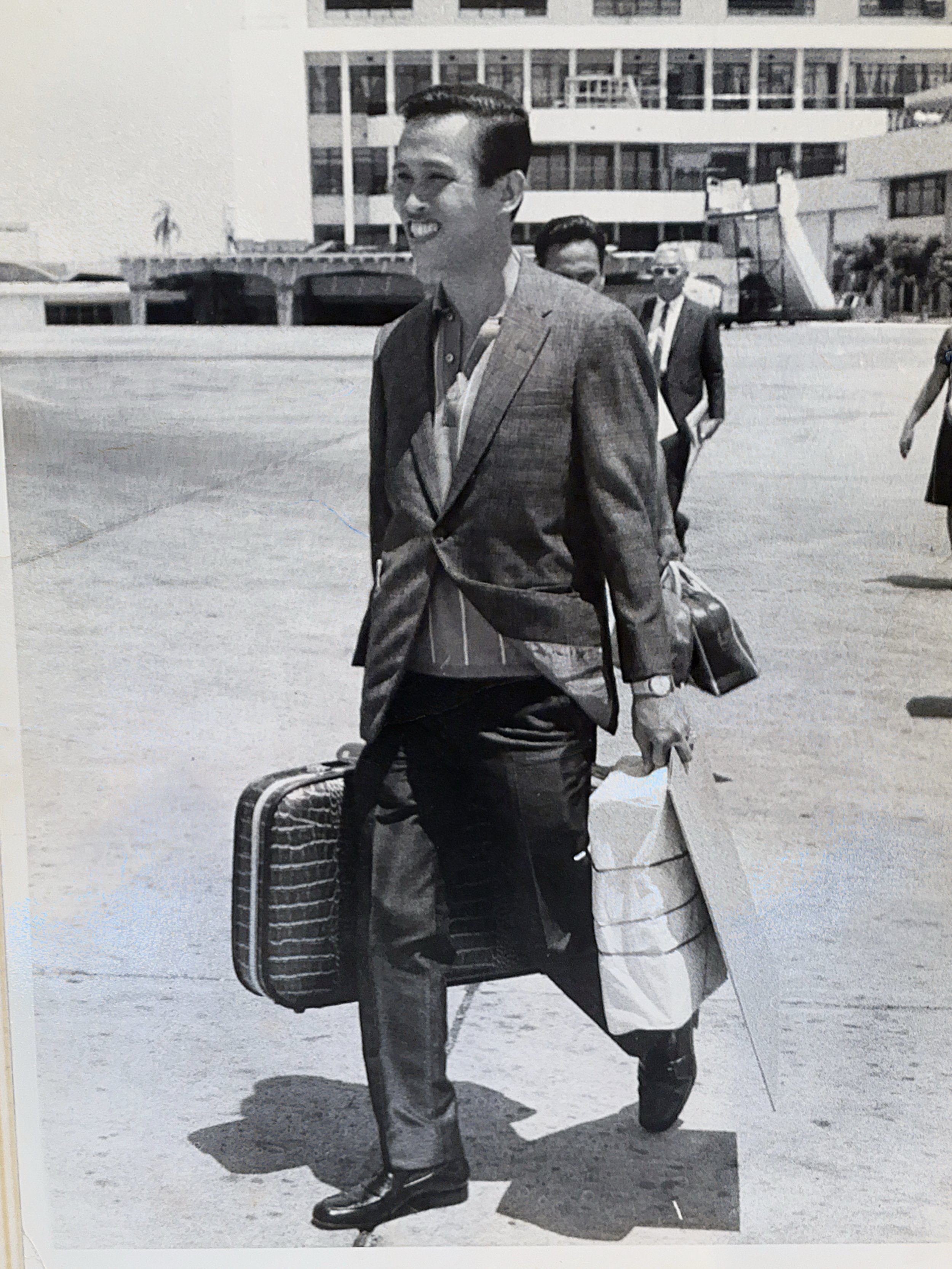 My dad moving to America because it was the cool thing to do.
