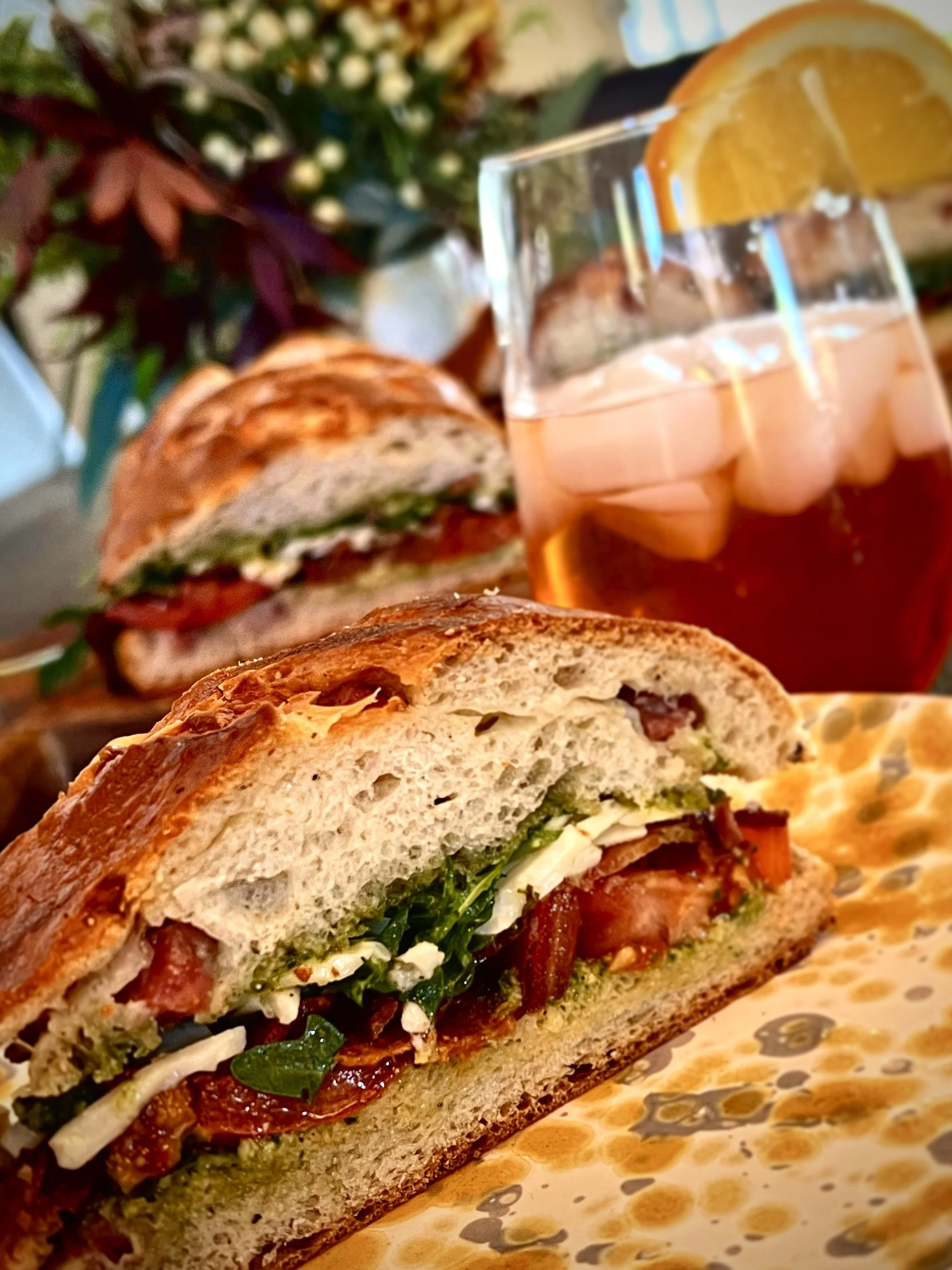 The Godfather BLT on  A Brooklyn Lard/Prosucitto Bread| Our Thanksgiving Tradition