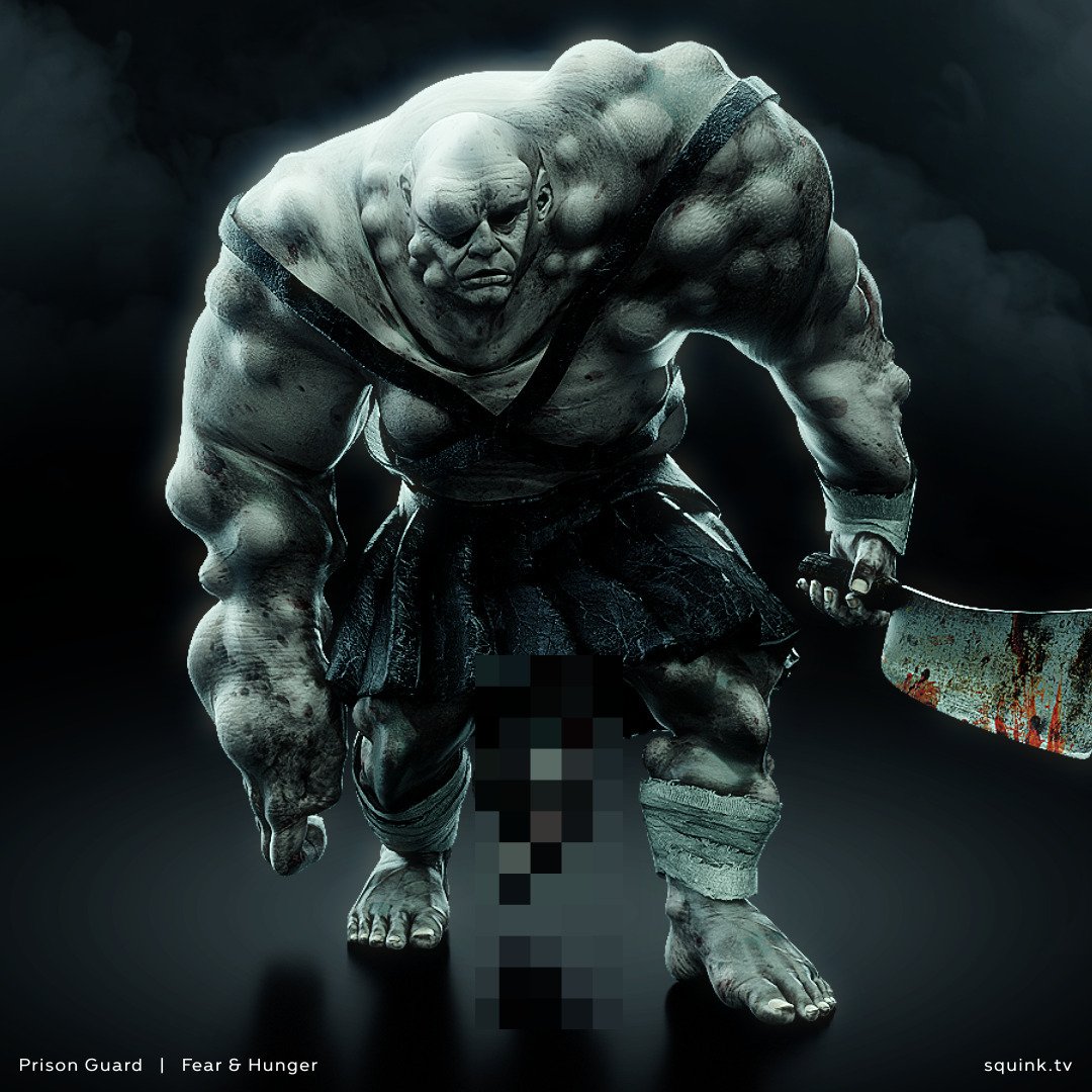 Fear and Hunger Fanart, Prison Guard
#fearandhunger #funger