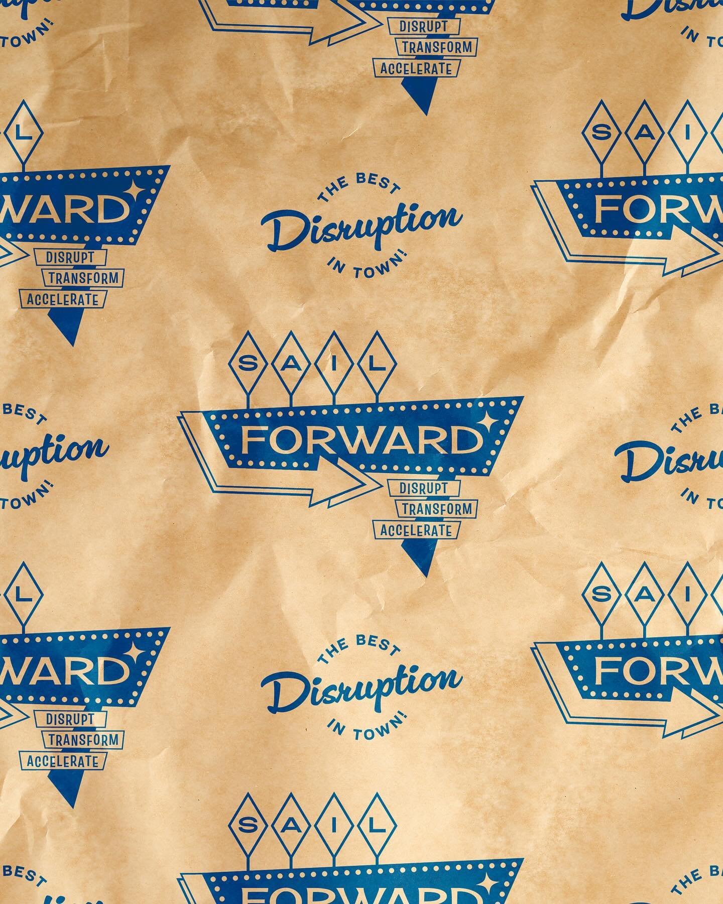 It&rsquo;s those small touches. Sliders served on retro-futuristic food paper for a 50s diner activation at a tech event. The client wanted to reimagine their 2024 event branding in a 1950s setting. Printed on compostable FSC certified paper and with